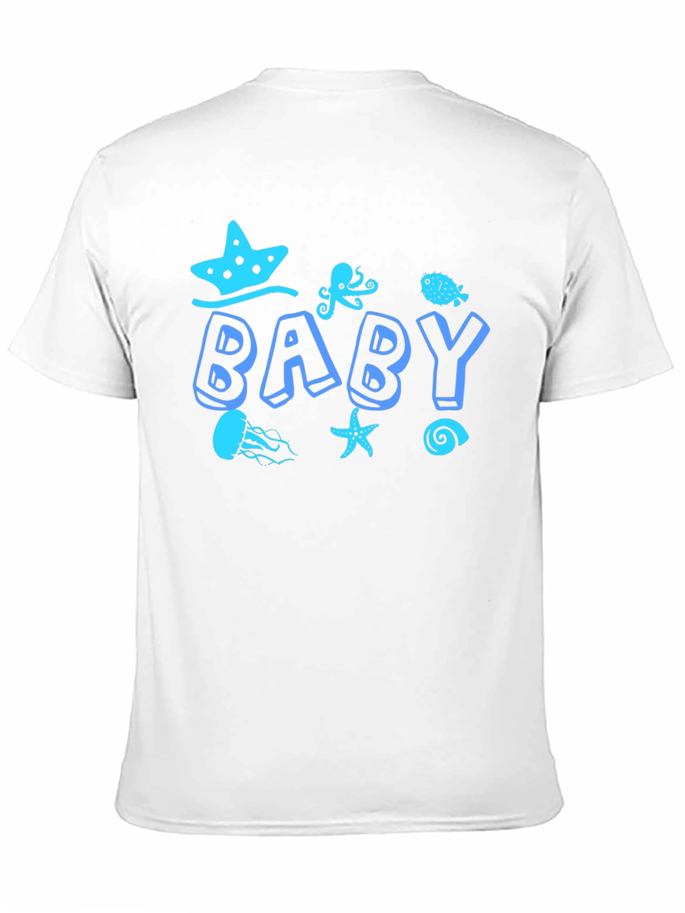 Cute Baby Ocean Graphic Tee Shirt