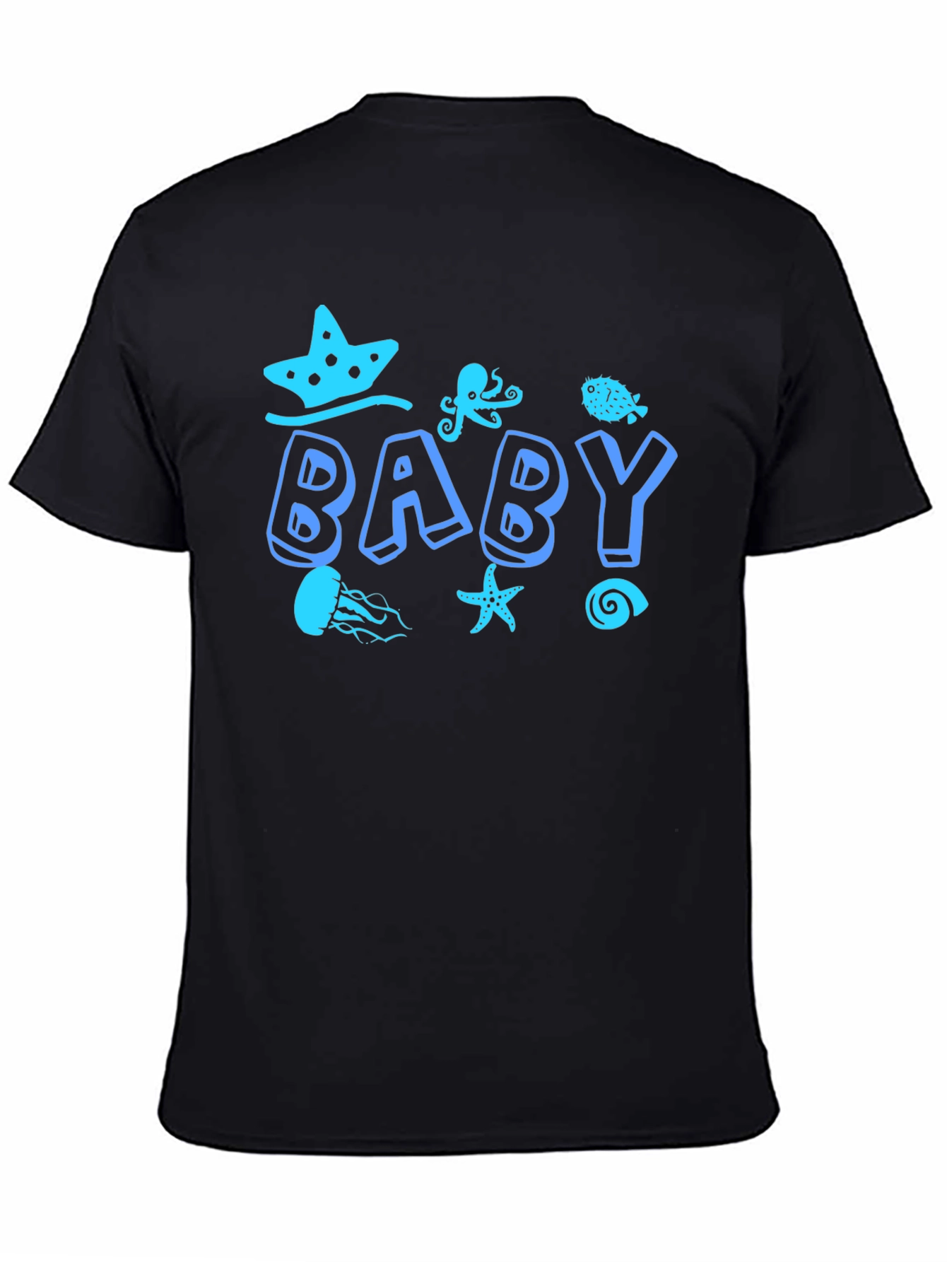 Cute Baby Ocean Graphic Tee Shirt