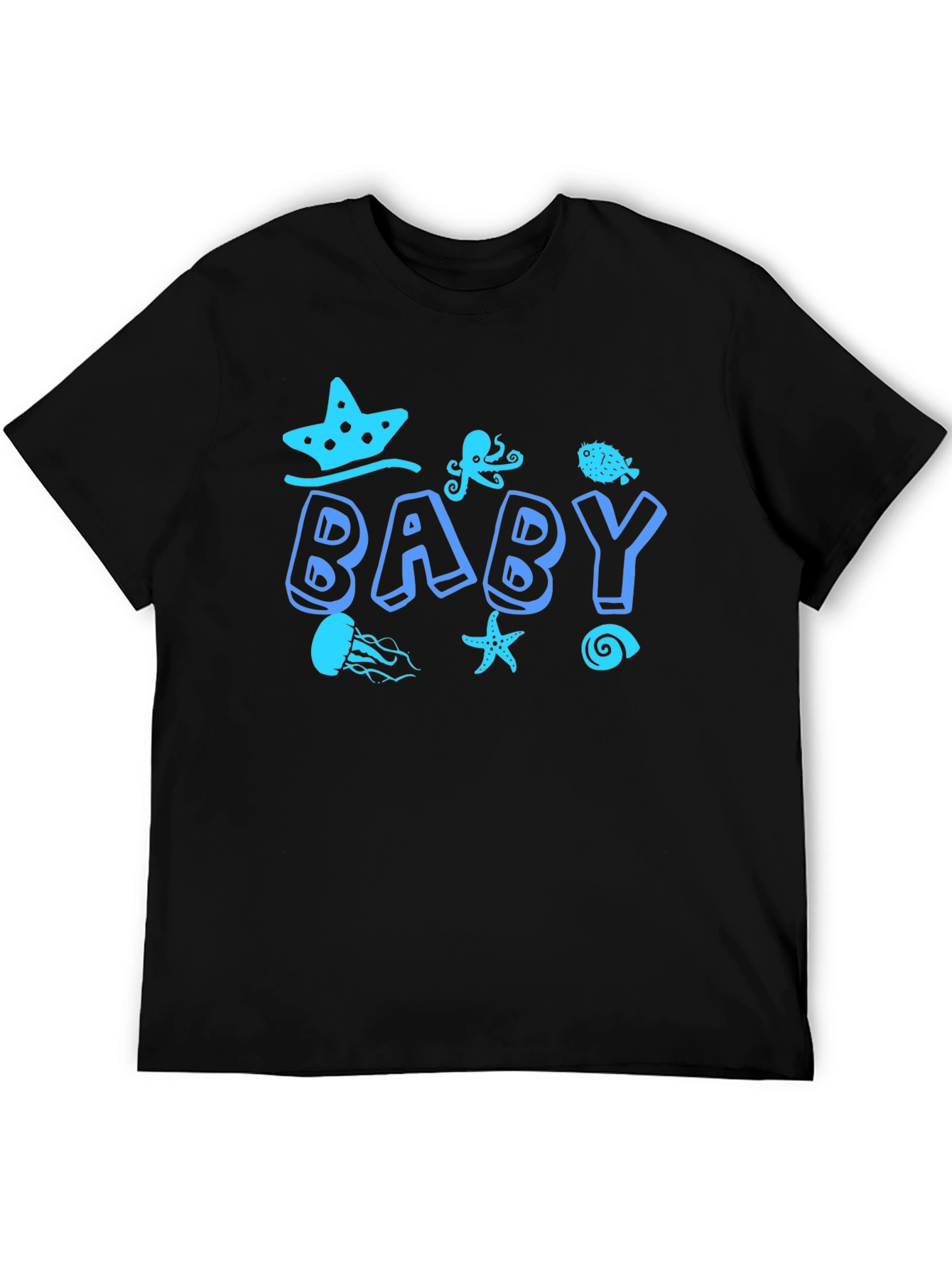Cute Baby Ocean Graphic Tee Shirt