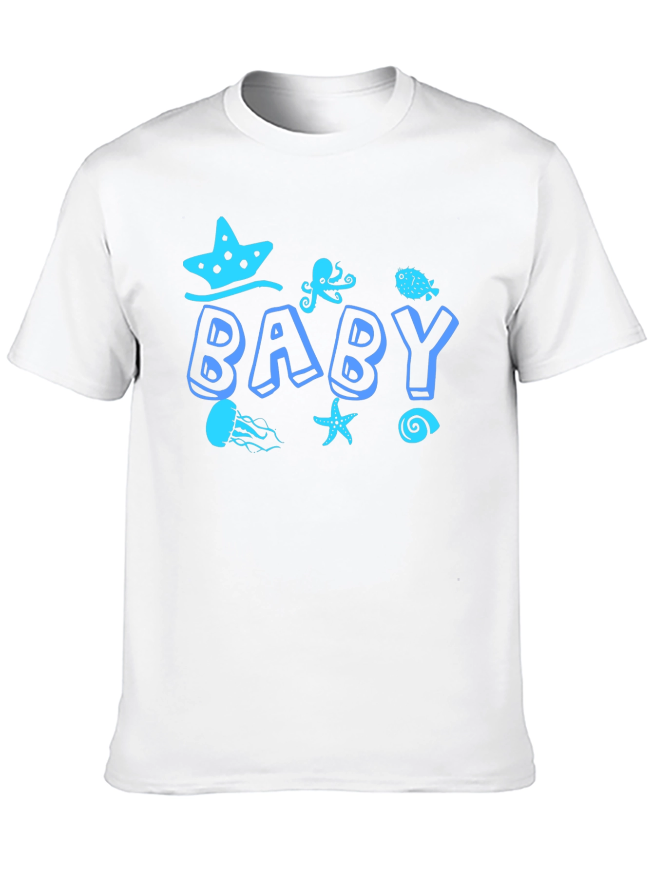 Cute Baby Ocean Graphic Tee Shirt