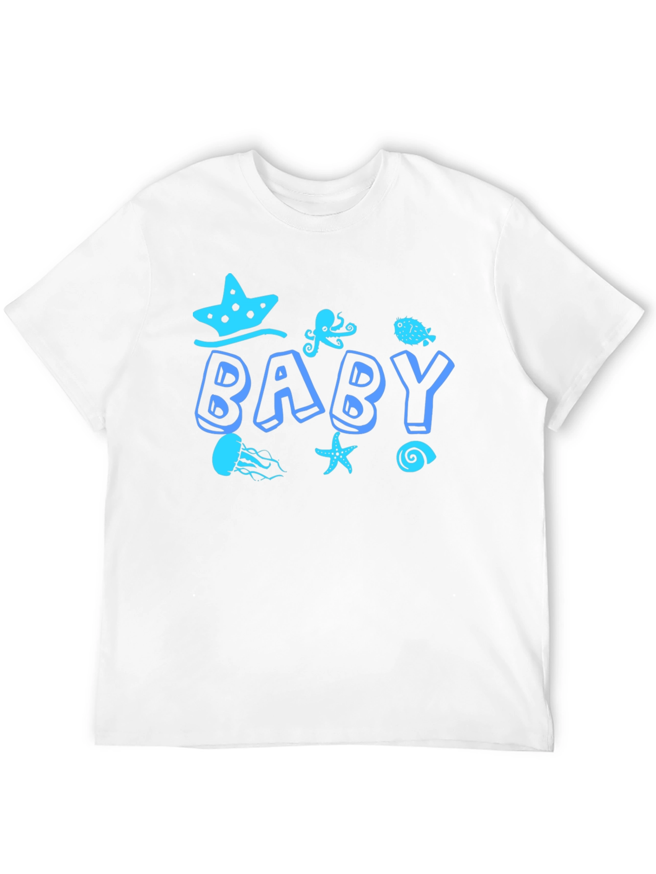 Cute Baby Ocean Graphic Tee Shirt