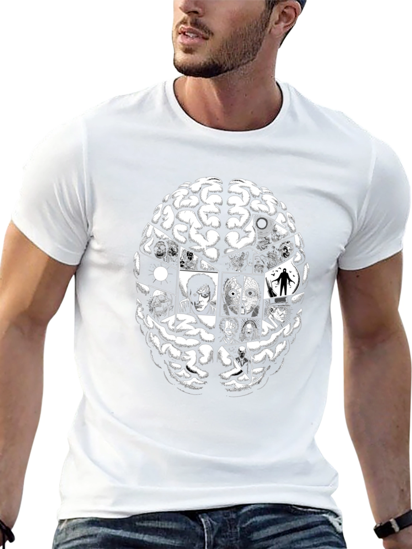 Monster Brain T-Shirt | Horror Movie Tee