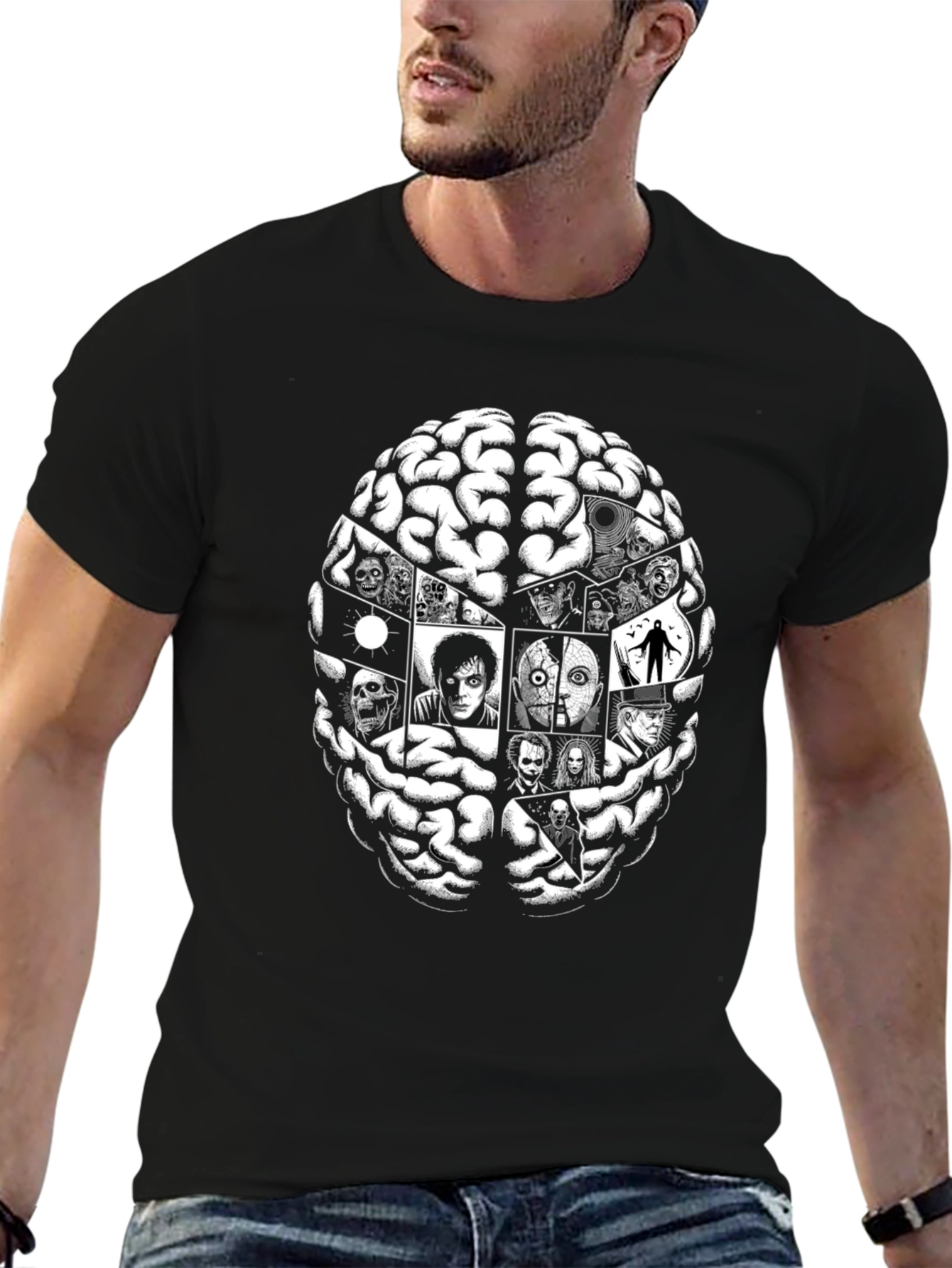 Monster Brain T-Shirt | Horror Movie Tee