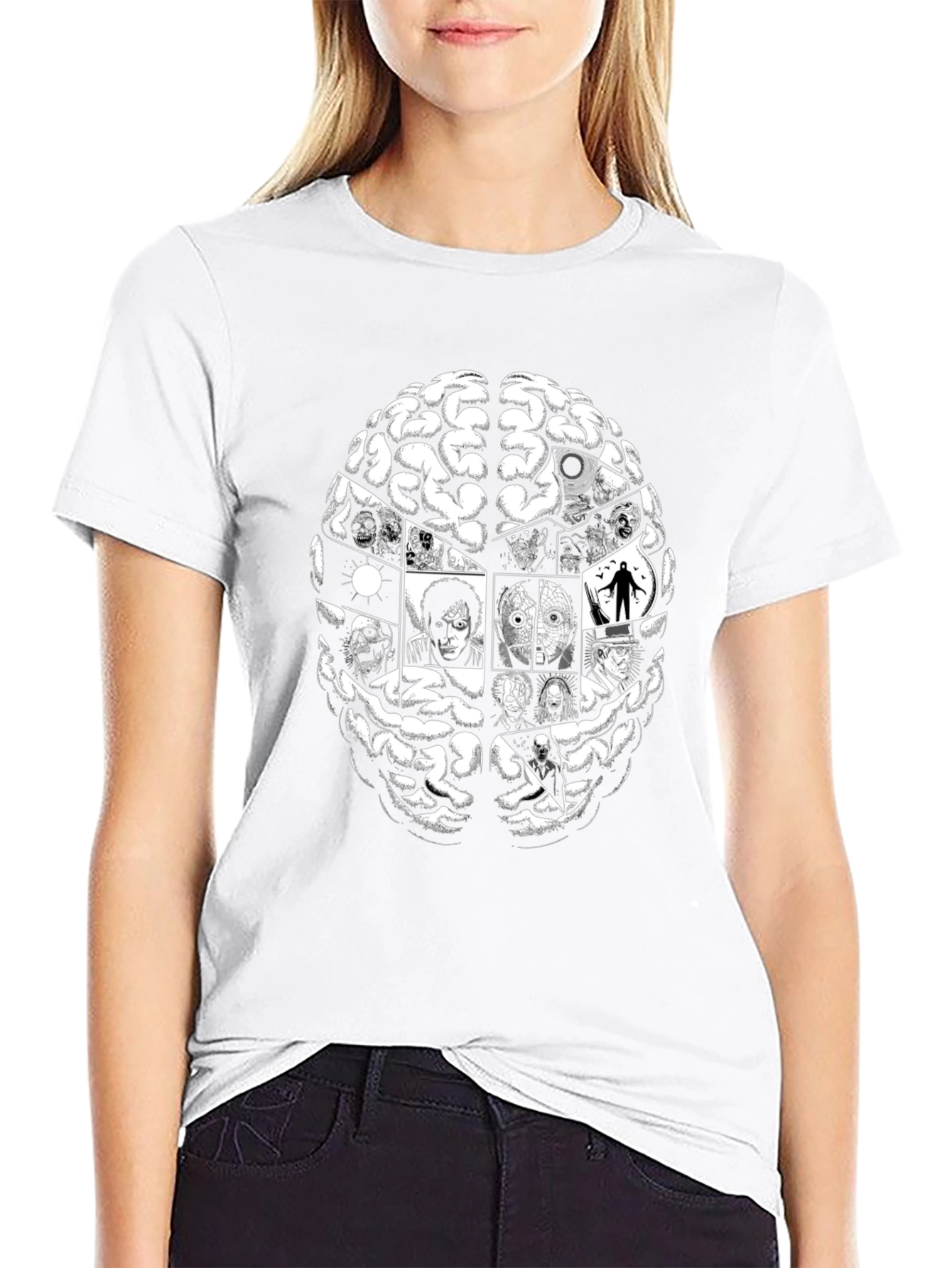 Monster Brain T-Shirt | Horror Movie Tee