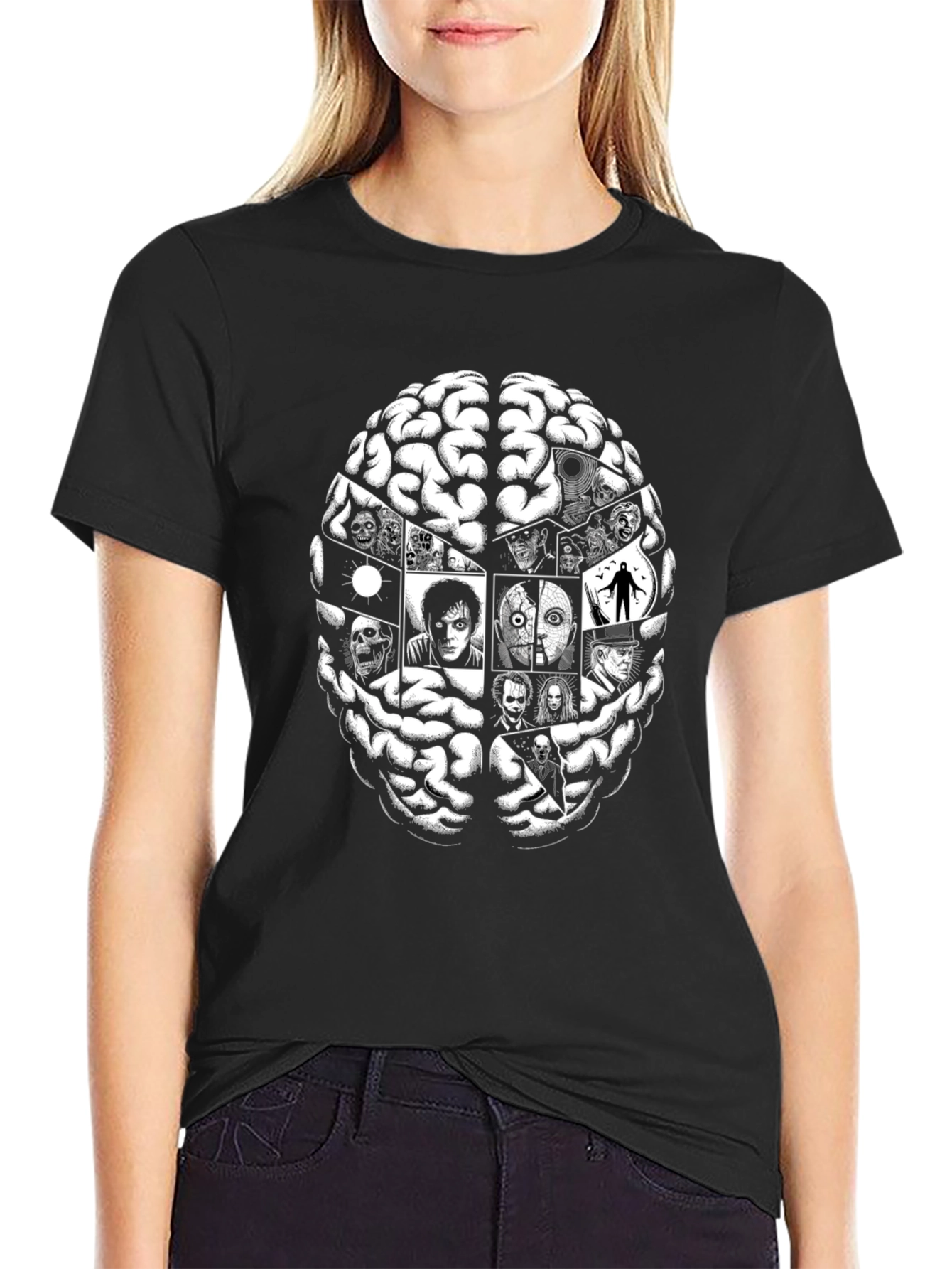 Monster Brain T-Shirt | Horror Movie Tee