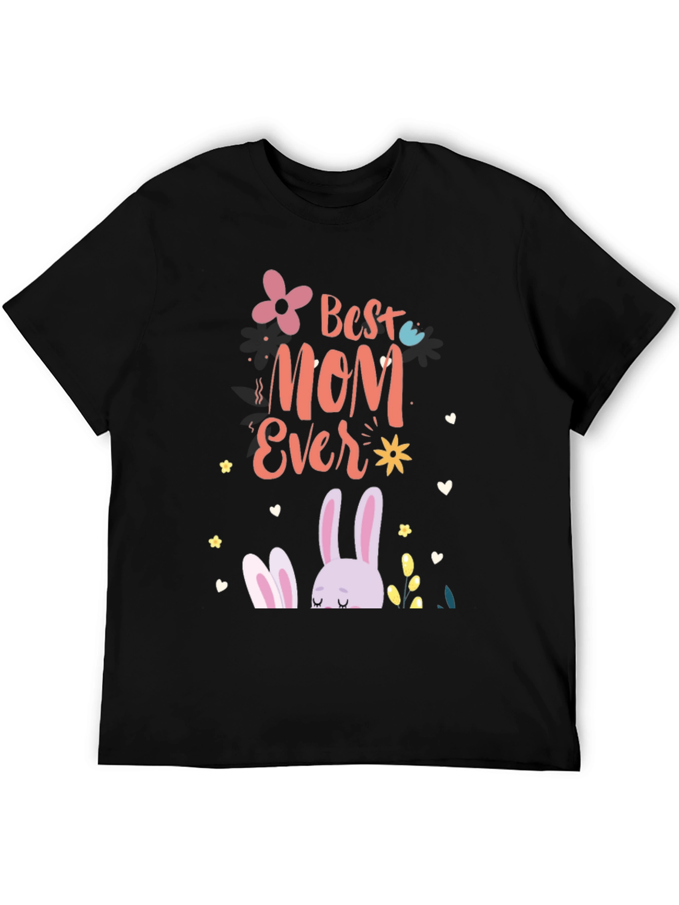 Best Mom Ever Easter Bunny Graphic T-Shirt