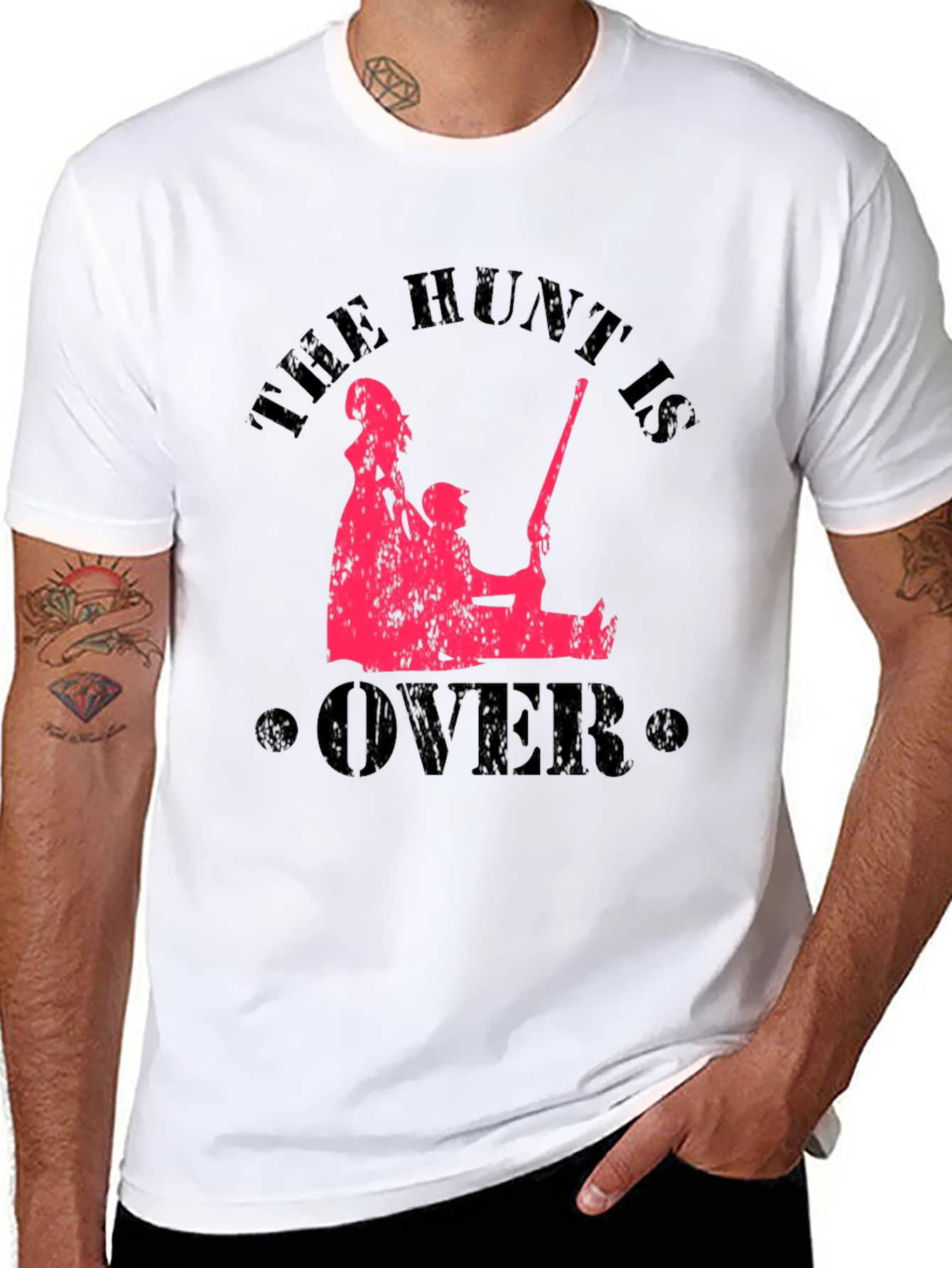 The Hunt Is Over Graphic Tee