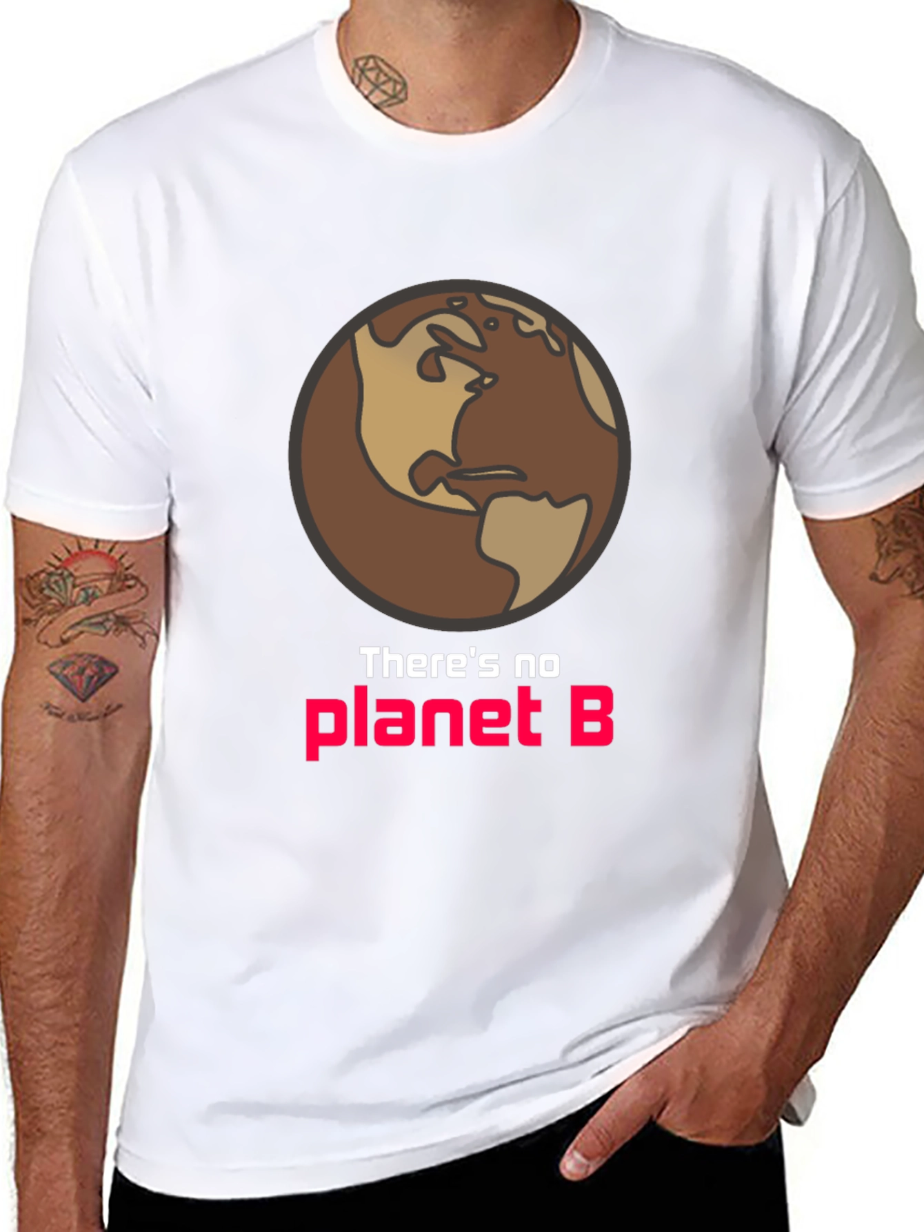 No Planet B Graphic Tee - Earth Day Shirt