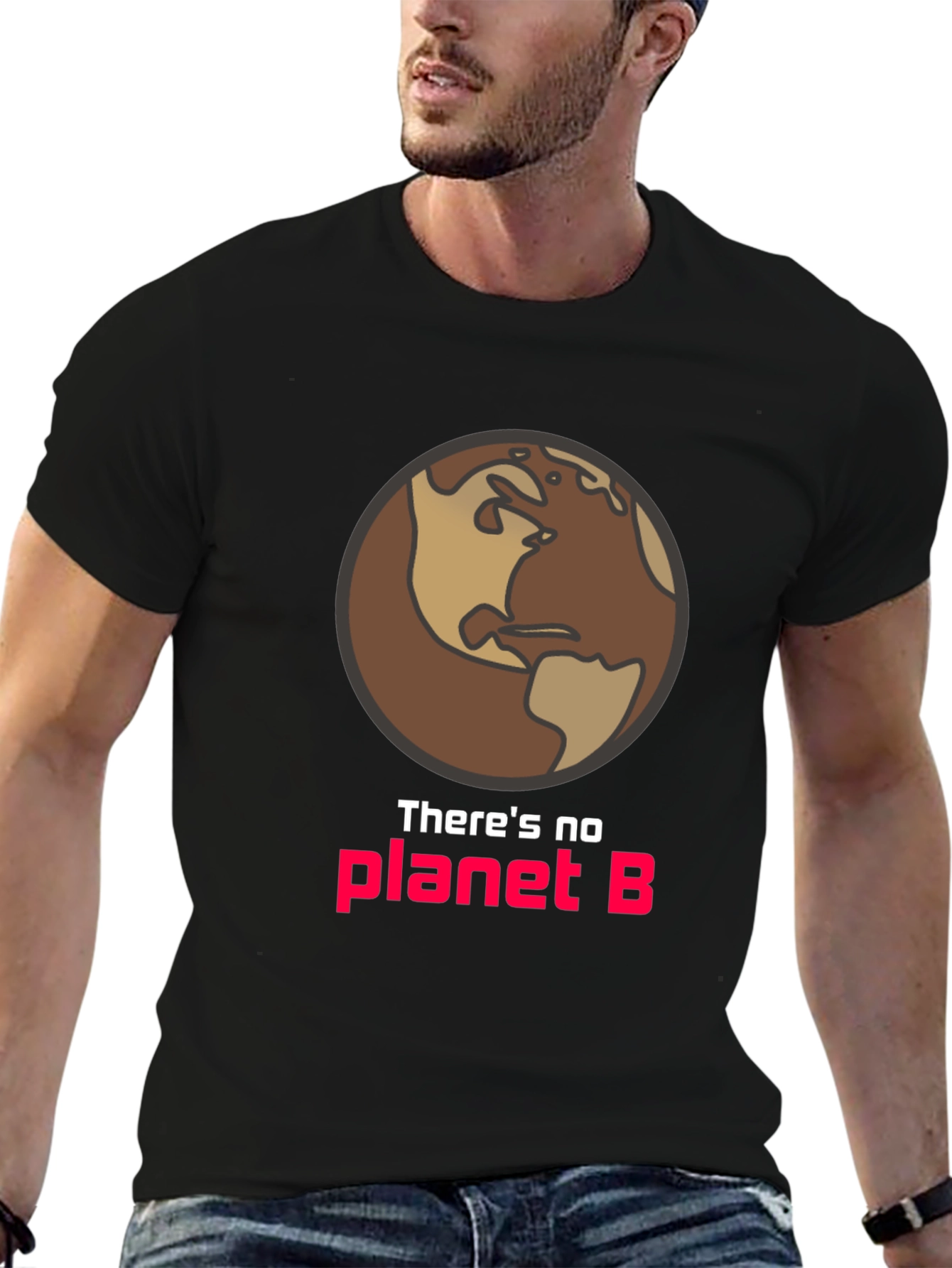 No Planet B Graphic Tee - Earth Day Shirt