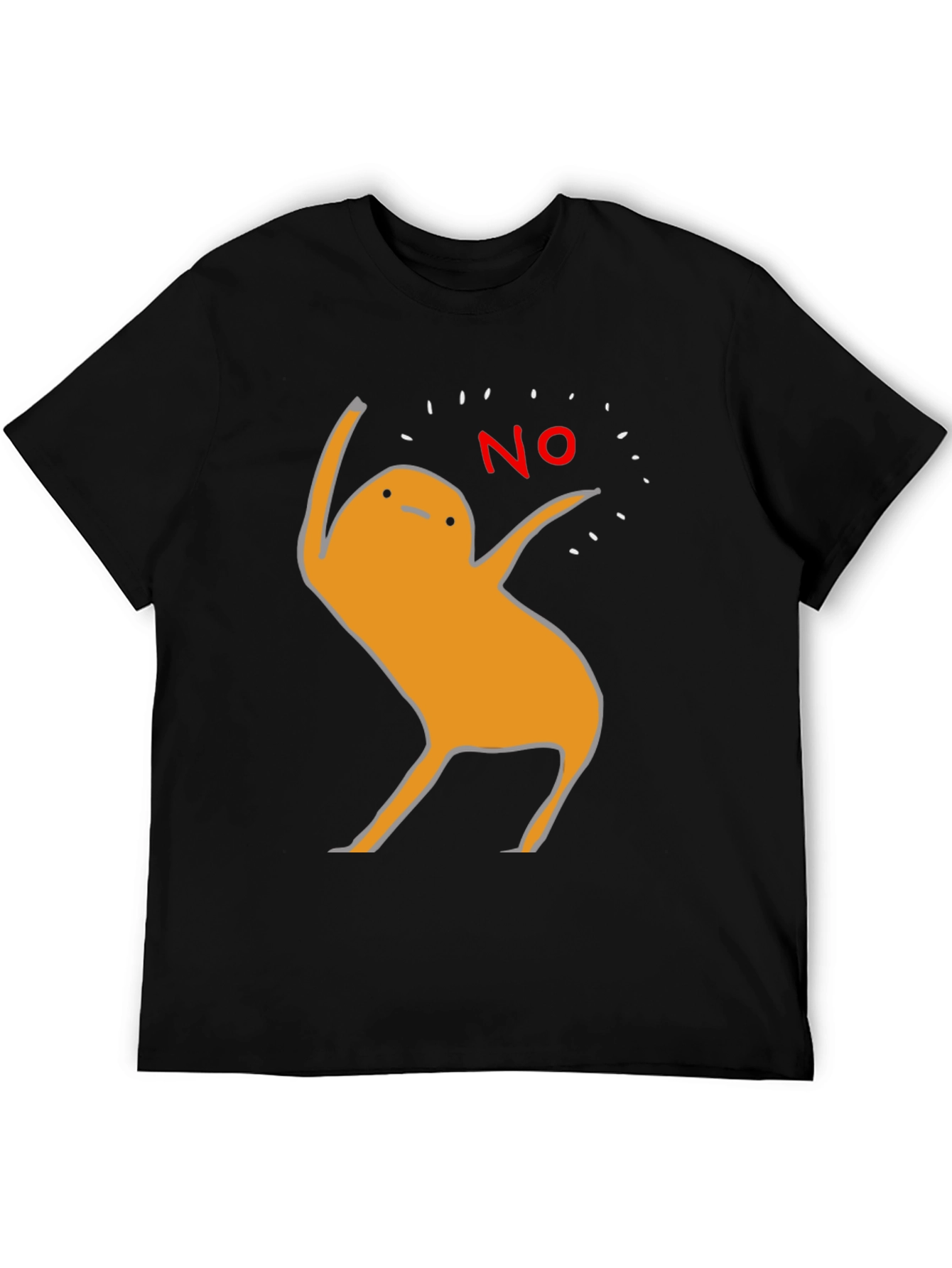 Funny No Potato T-Shirt - Mens Black Graphic Tee