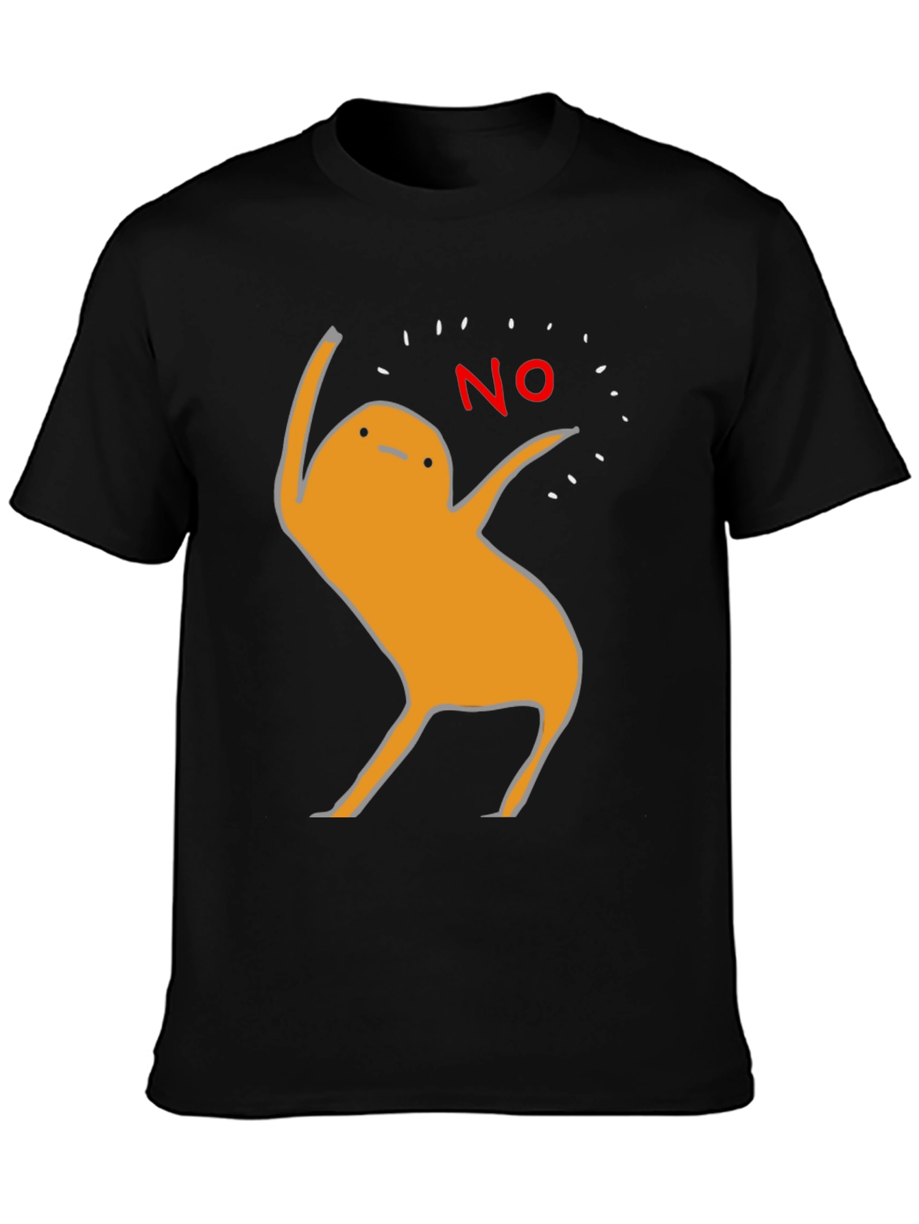 Funny No Potato T-Shirt - Mens Black Graphic Tee