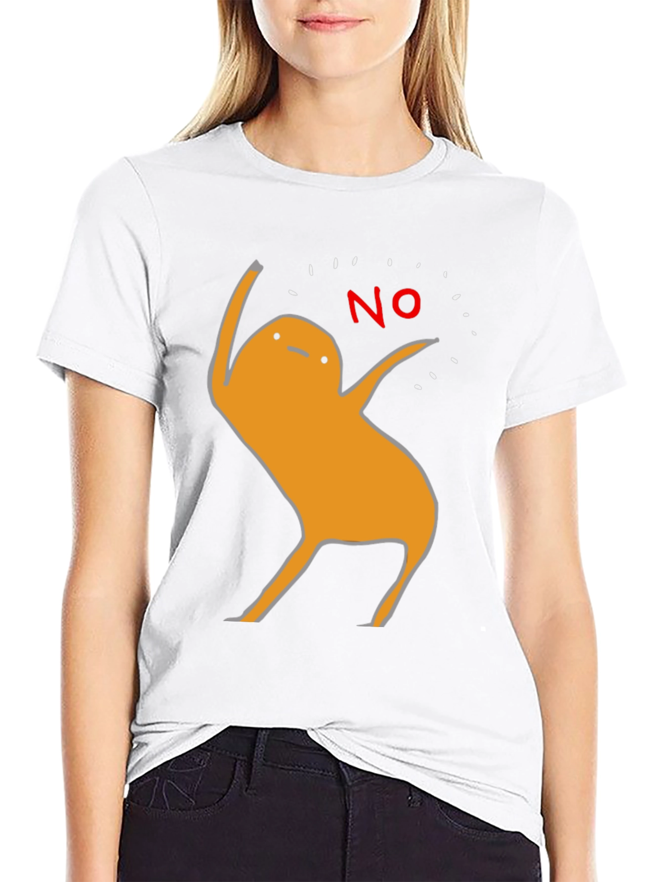 Funny No Potato T-Shirt - Mens Black Graphic Tee