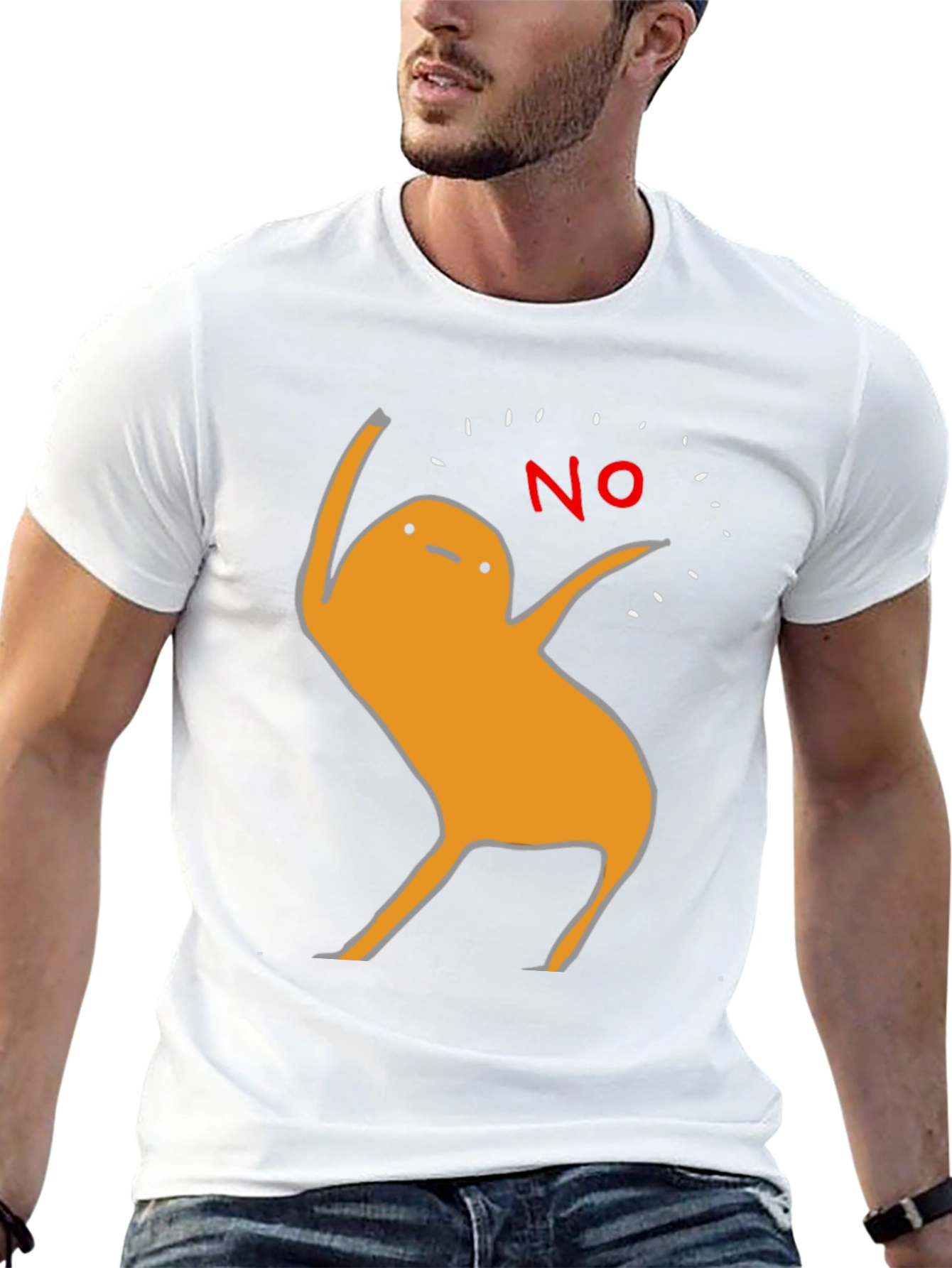 Funny No Potato T-Shirt - Mens Black Graphic Tee
