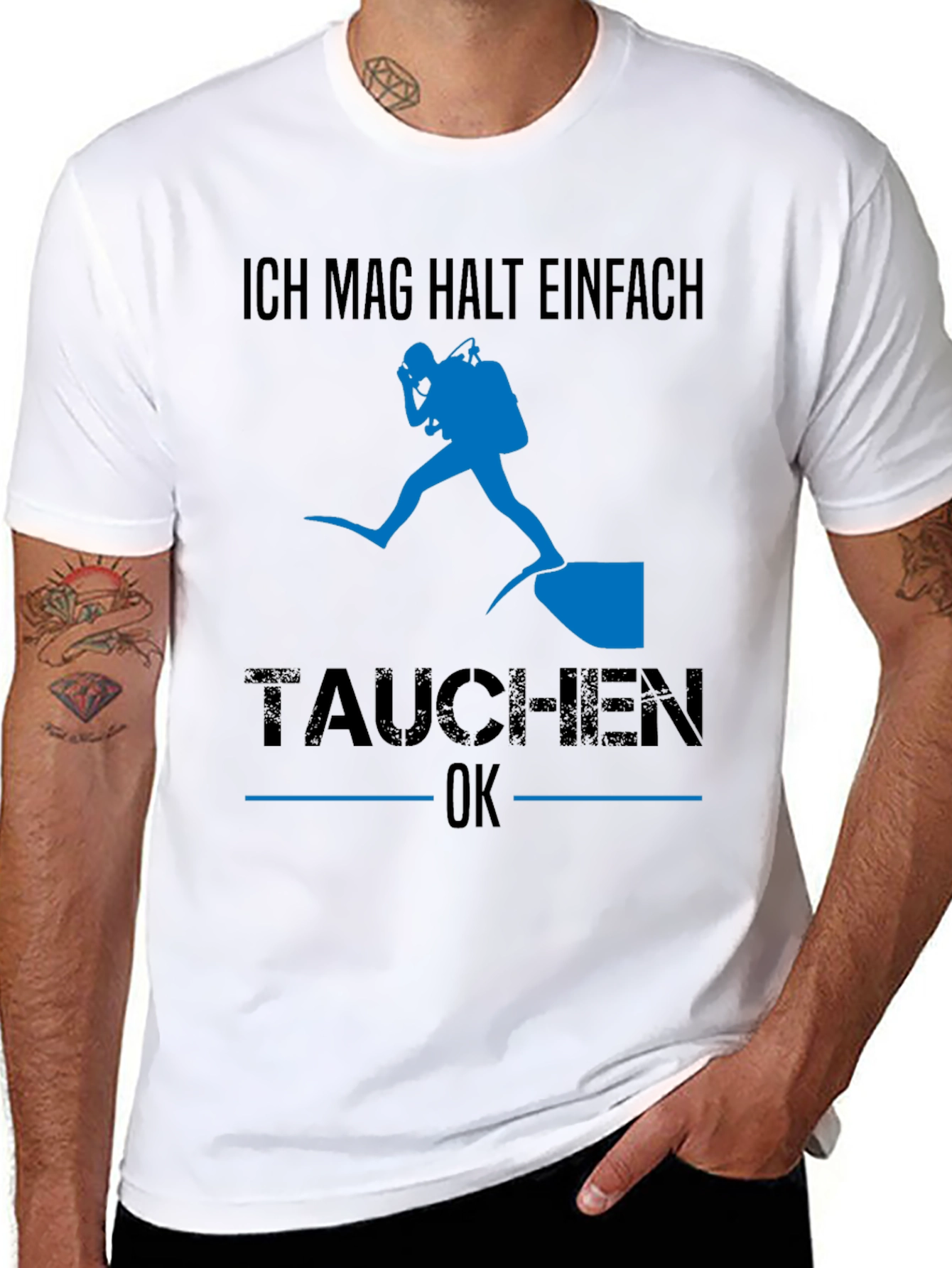 Diving T-Shirt - Ich Mag Halt Einfach Tauchen OK