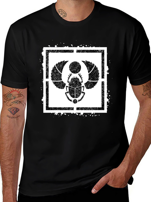 Egyptian Scarab Beetle Graphic T-Shirt