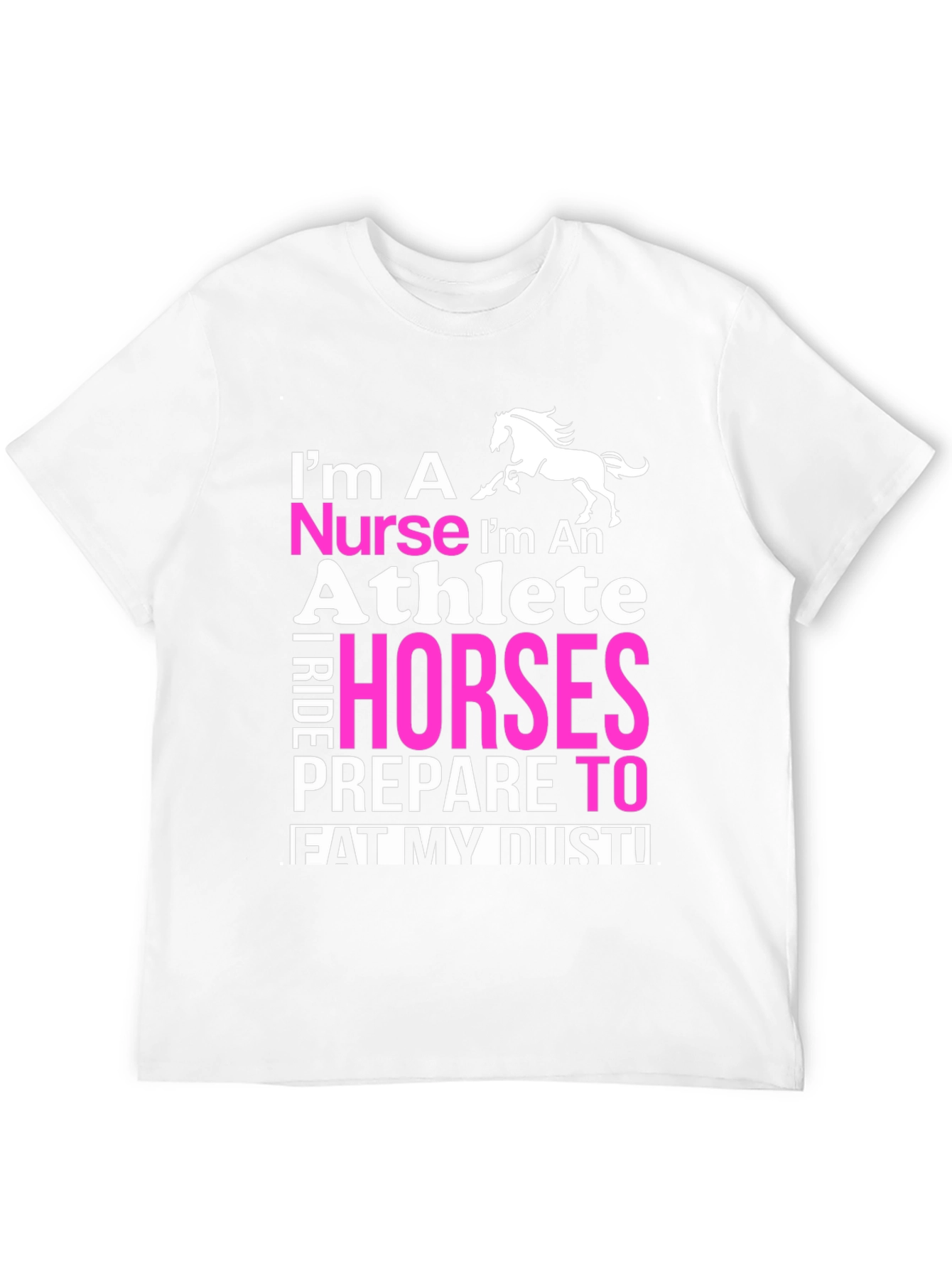 Nurse Athlete Horse Rider T-Shirt