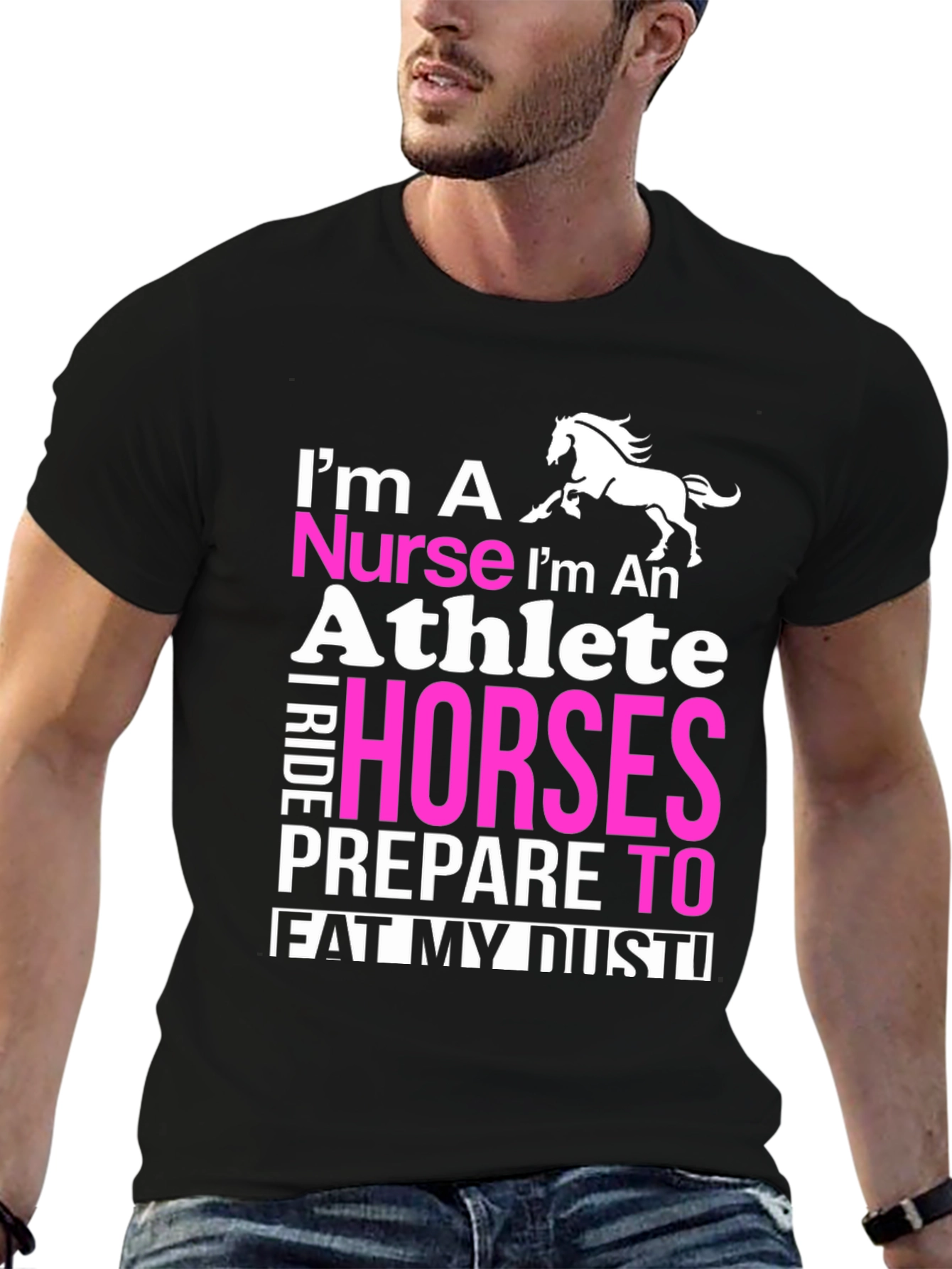 Nurse Athlete Horse Rider T-Shirt