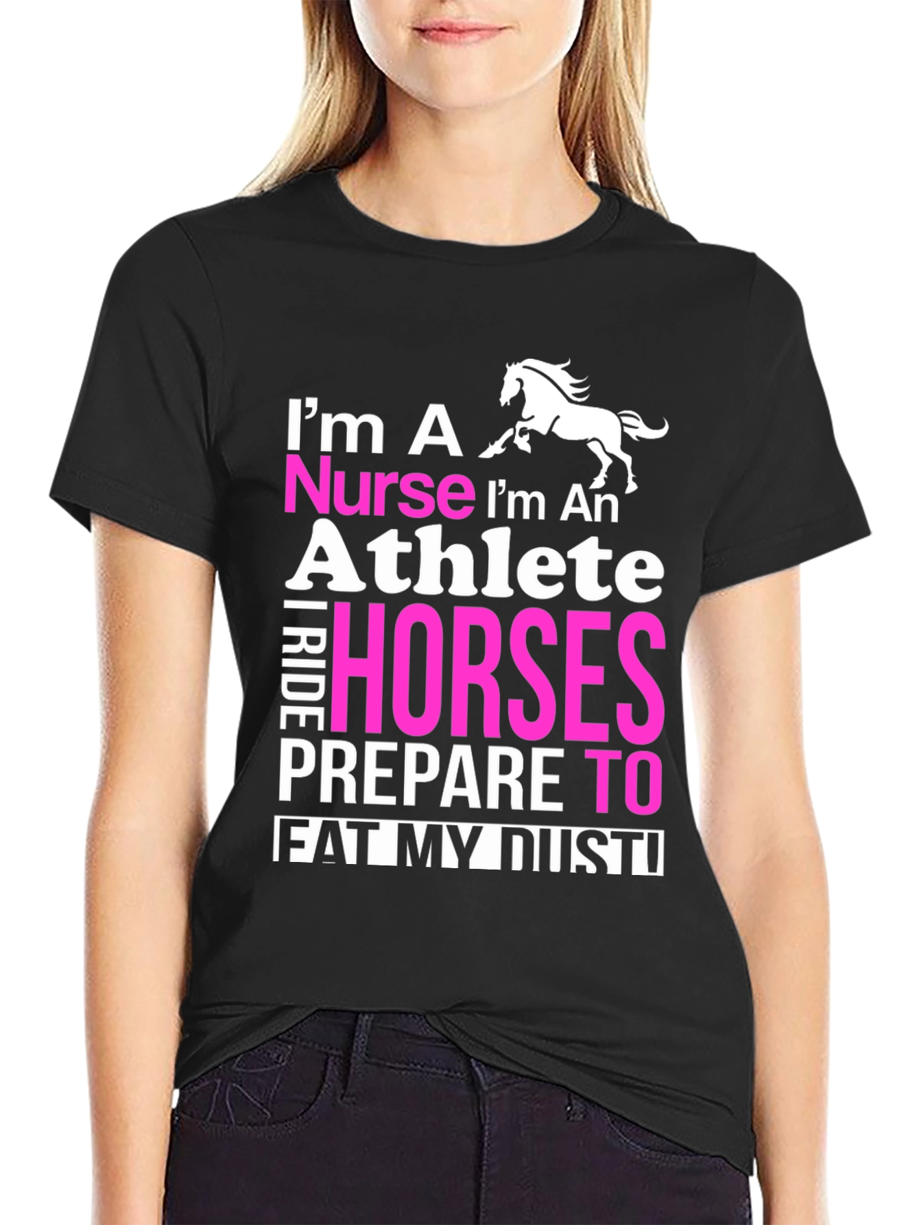 Nurse Athlete Horse Rider T-Shirt