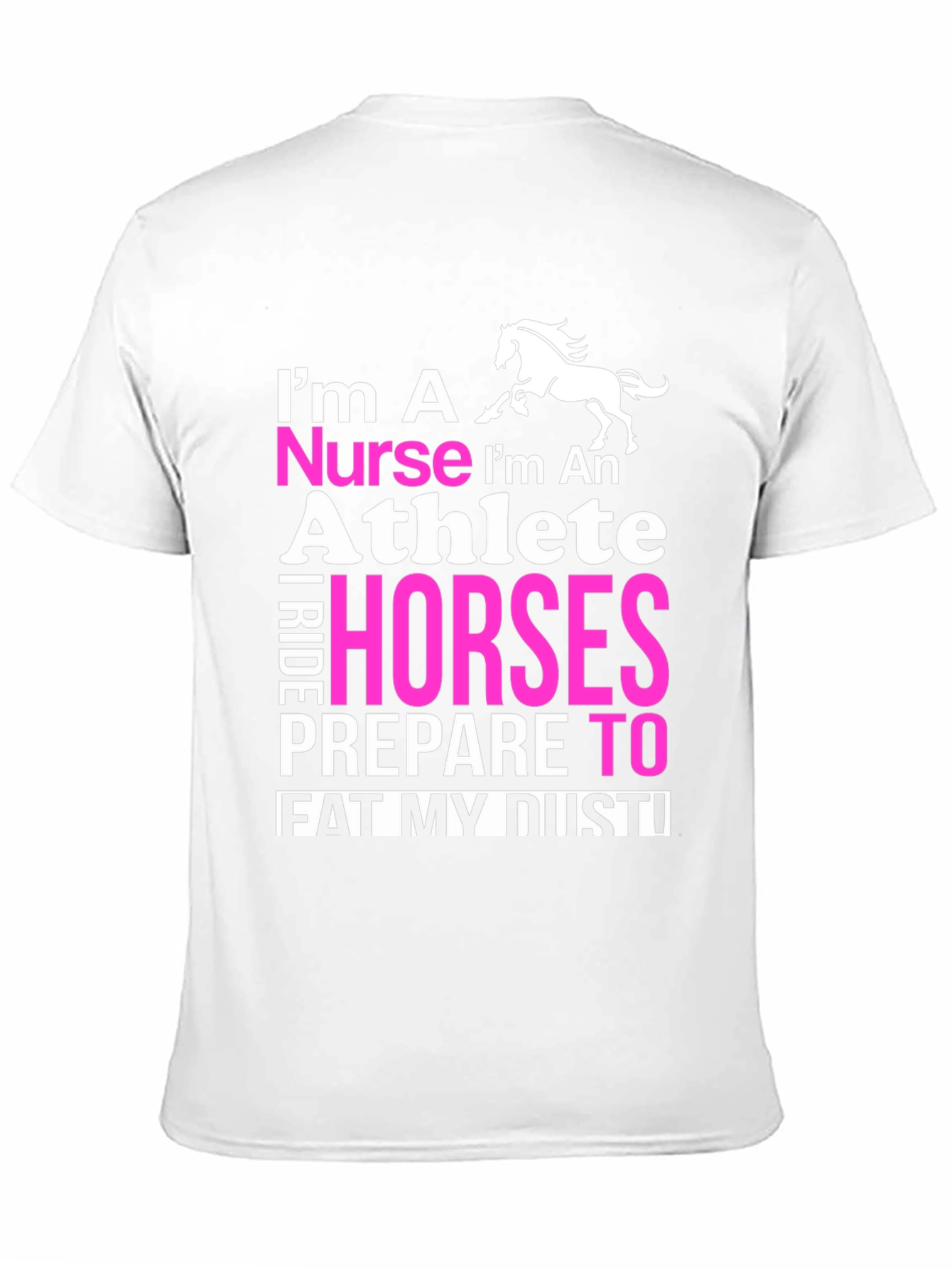 Nurse Athlete Horse Rider T-Shirt