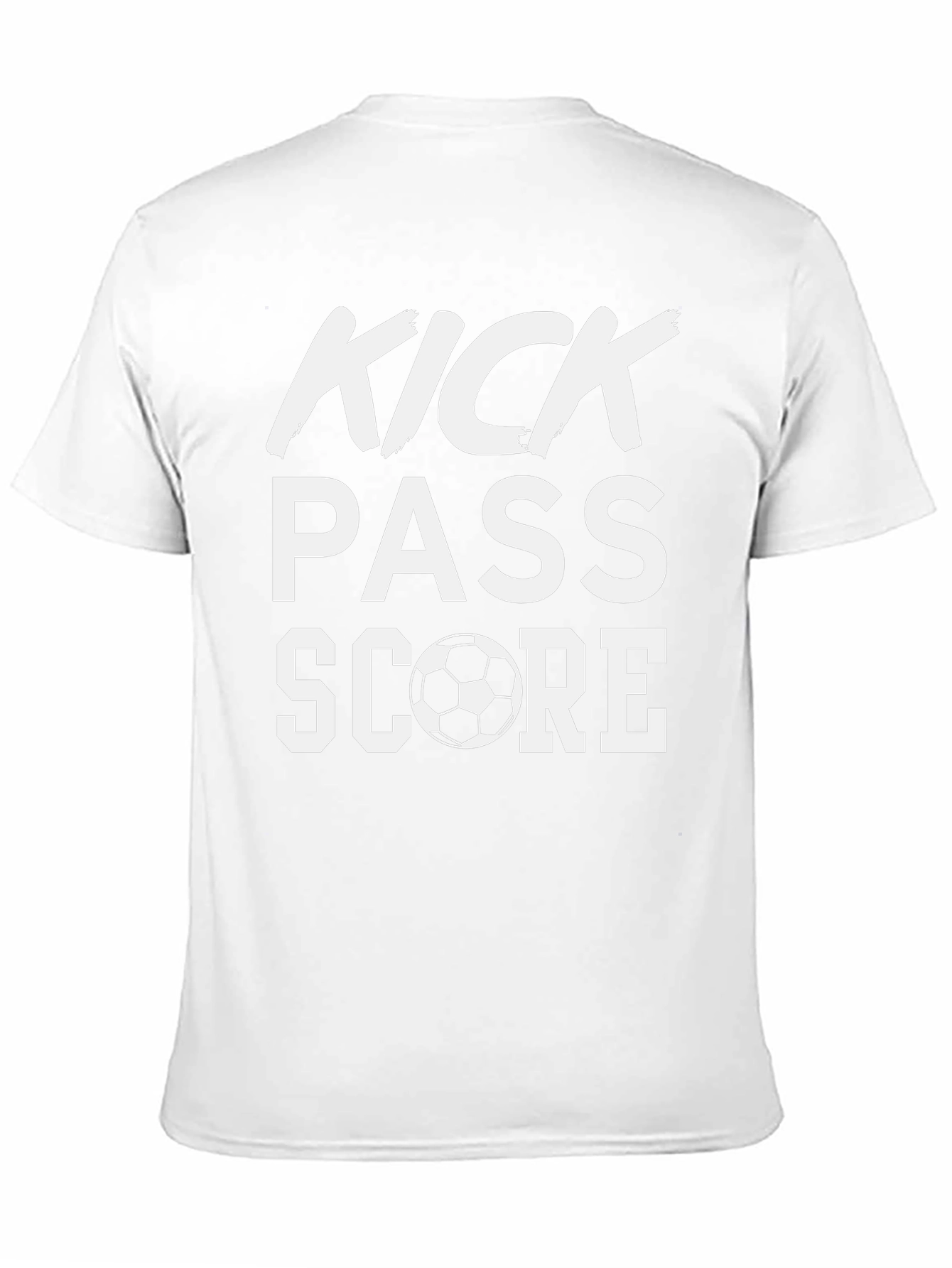 Kick Pass Score Soccer Graphic T-Shirt