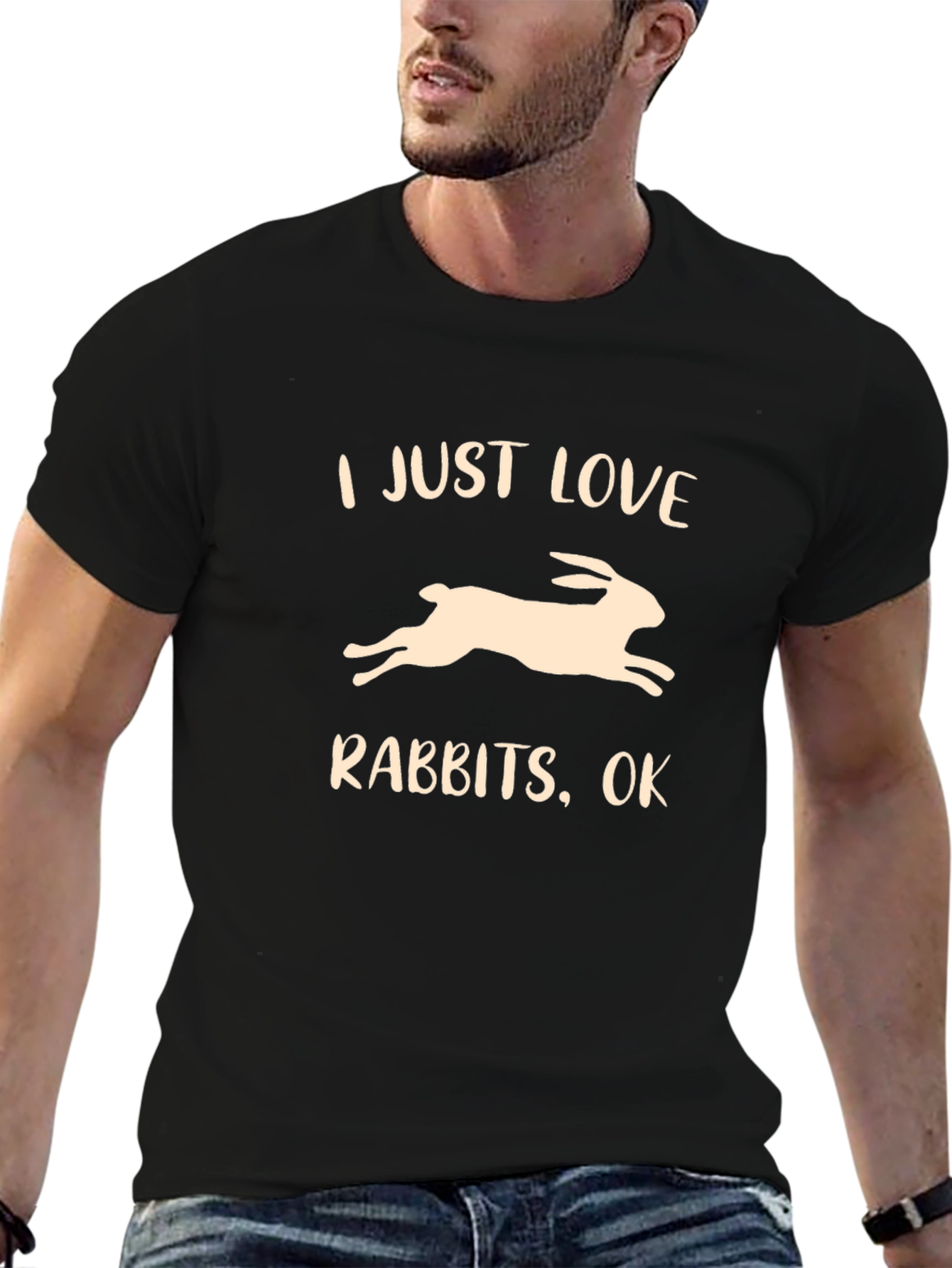 I Love Rabbits Graphic T-Shirt