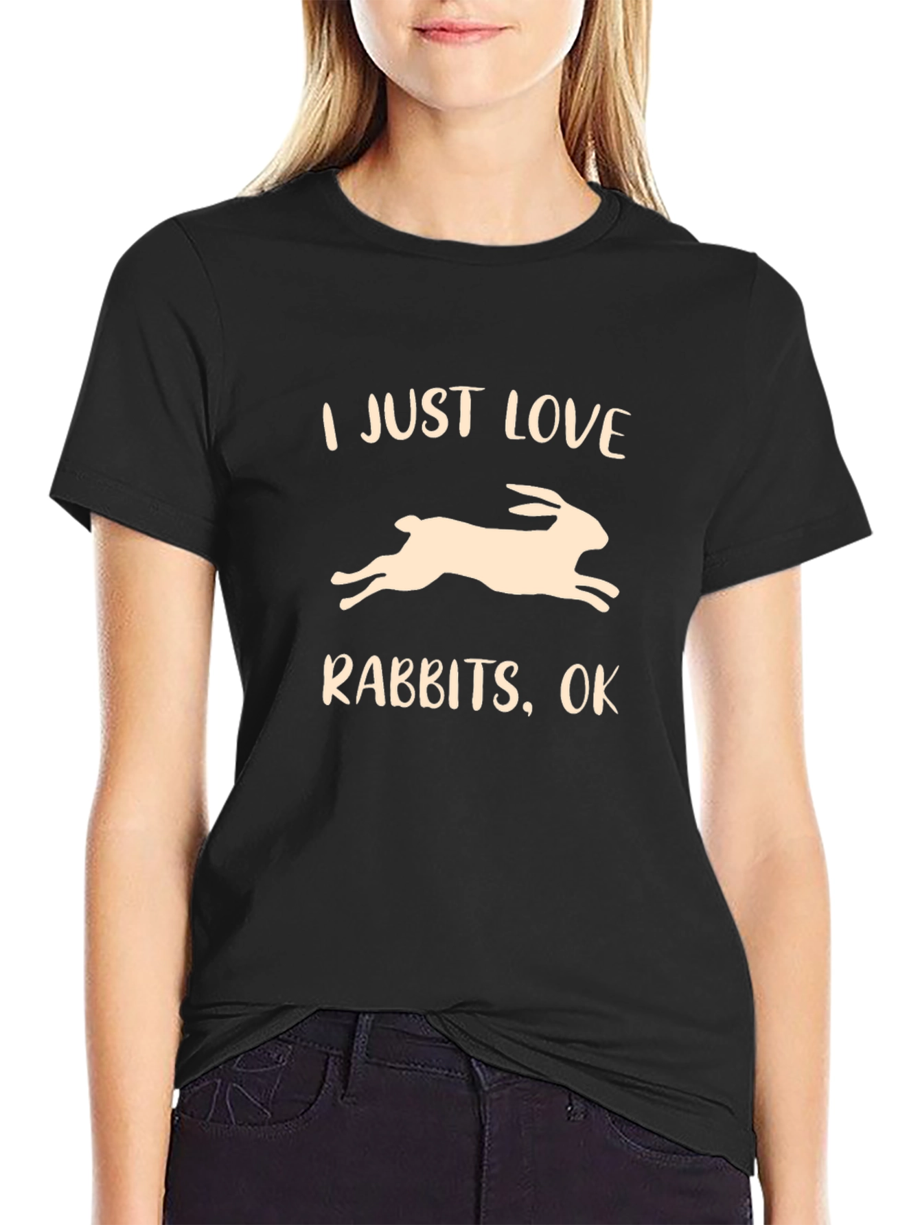 I Love Rabbits Graphic T-Shirt