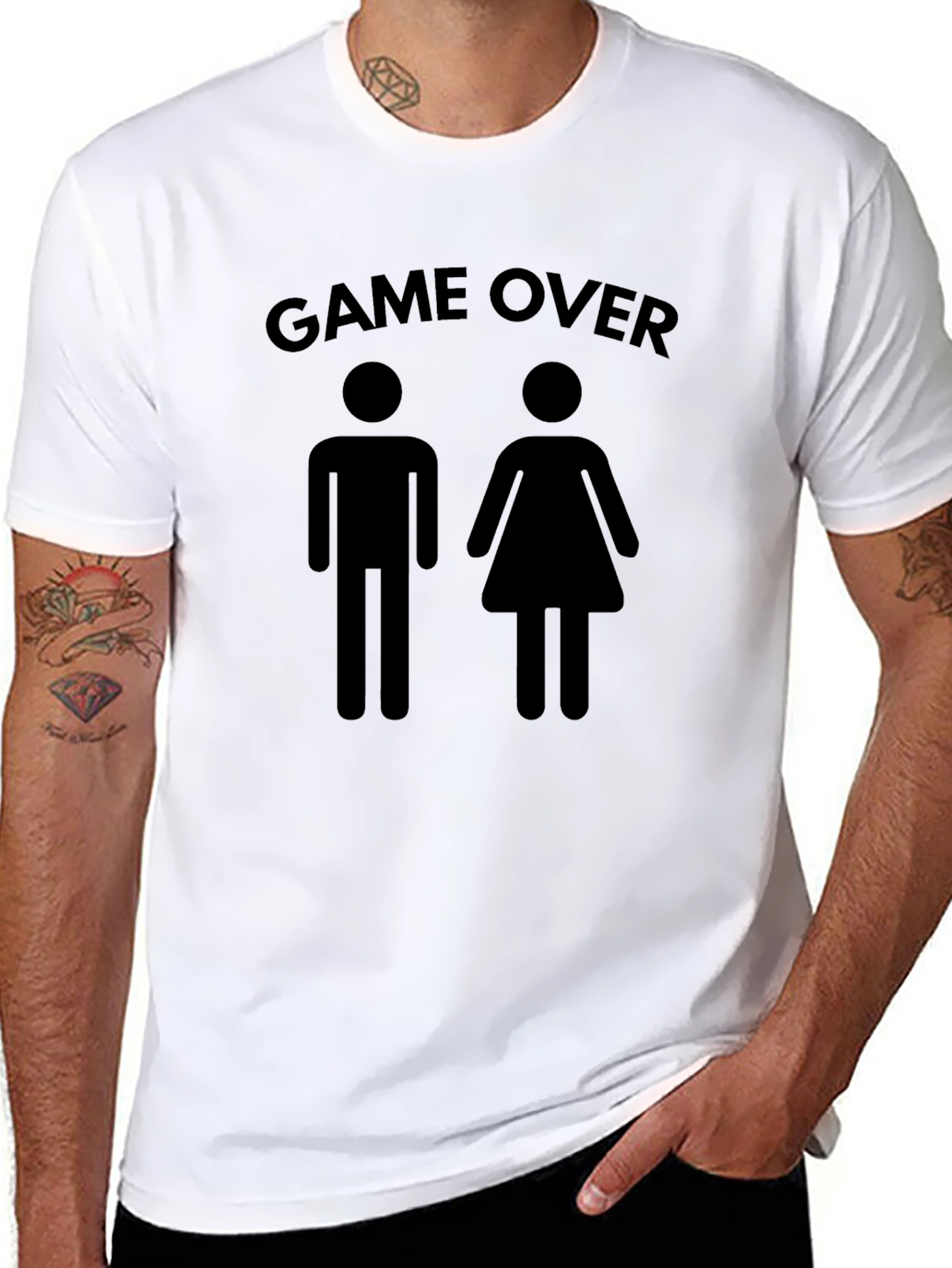 Game Over Unisex T-Shirt - Black