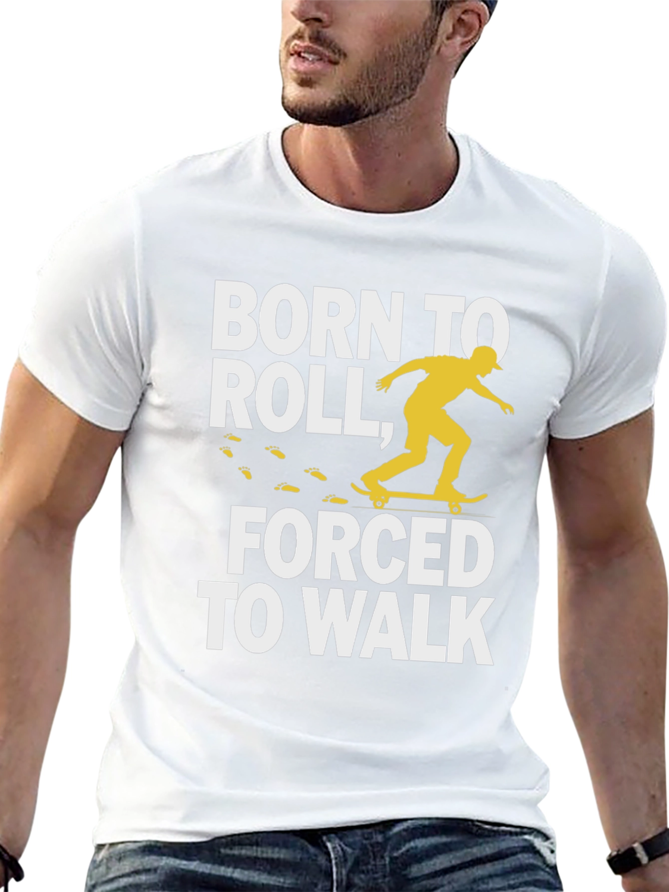 Born to Roll Skateboard T-Shirt