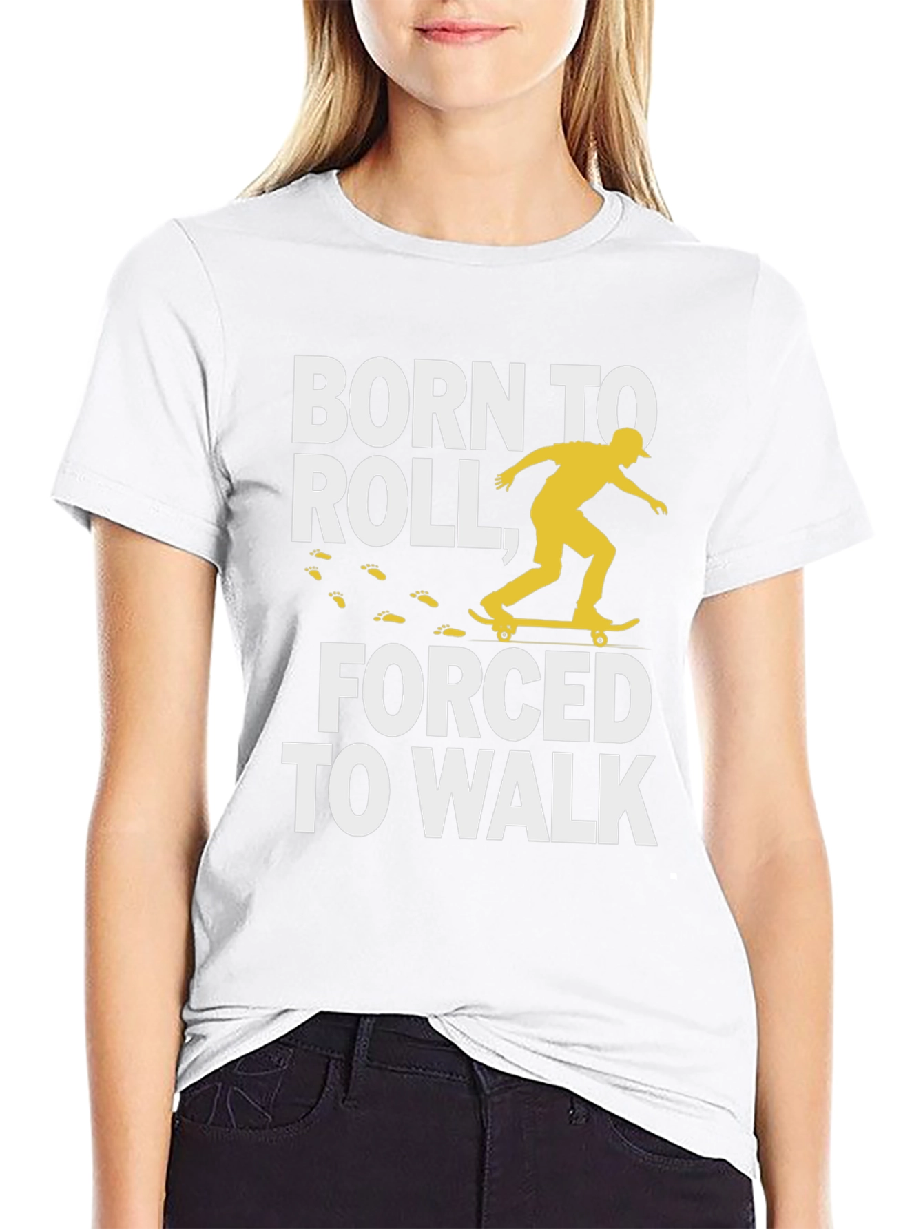 Born to Roll Skateboard T-Shirt