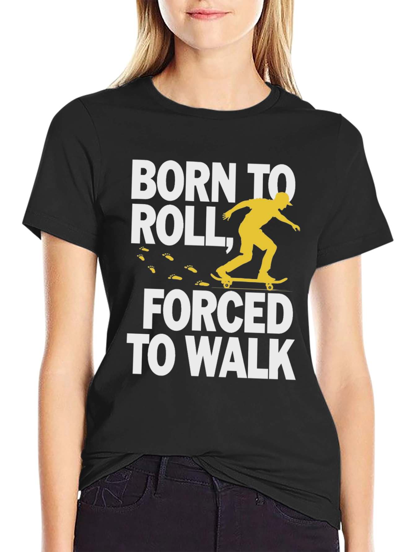 Born to Roll Skateboard T-Shirt