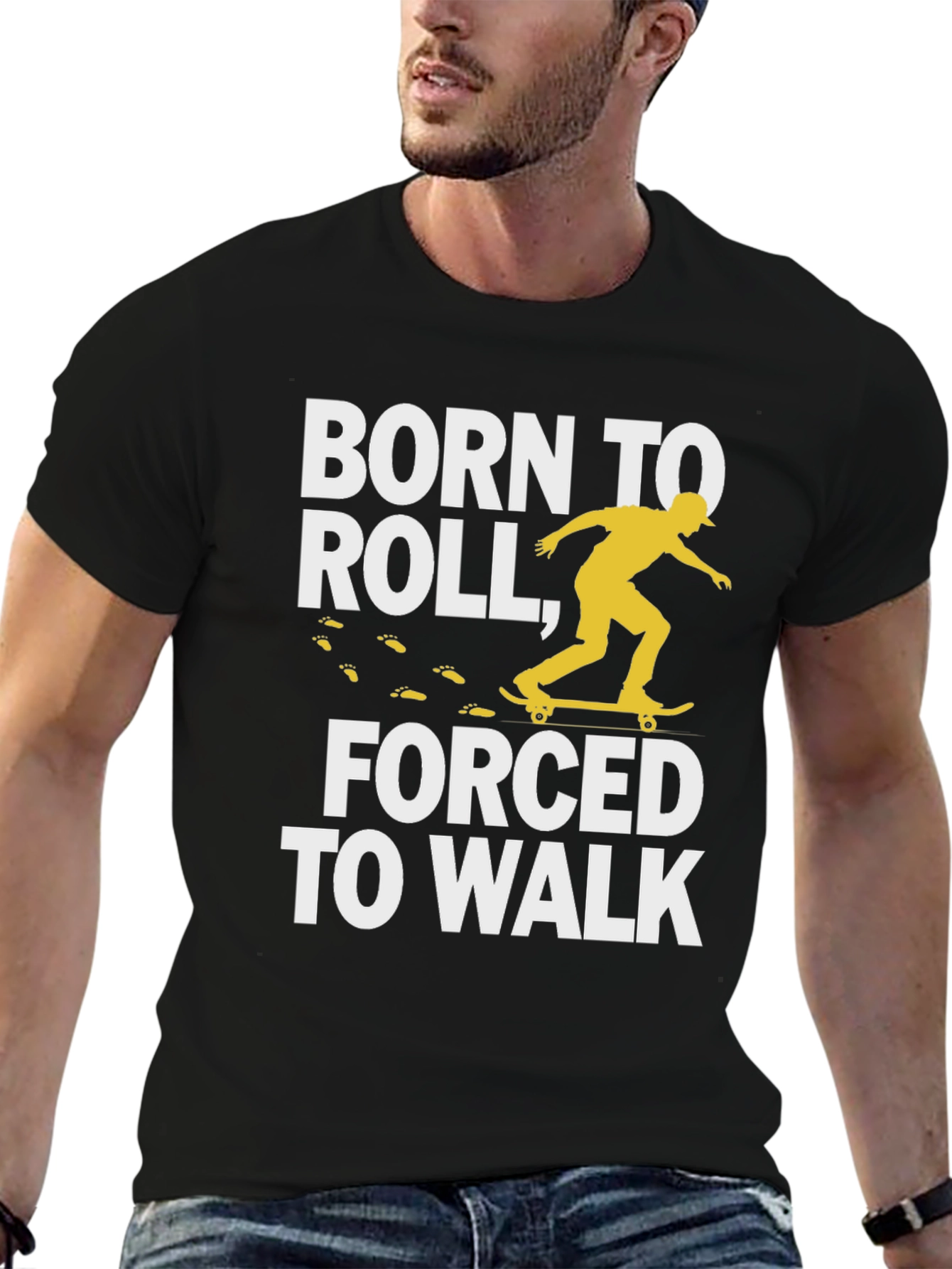 Born to Roll Skateboard T-Shirt