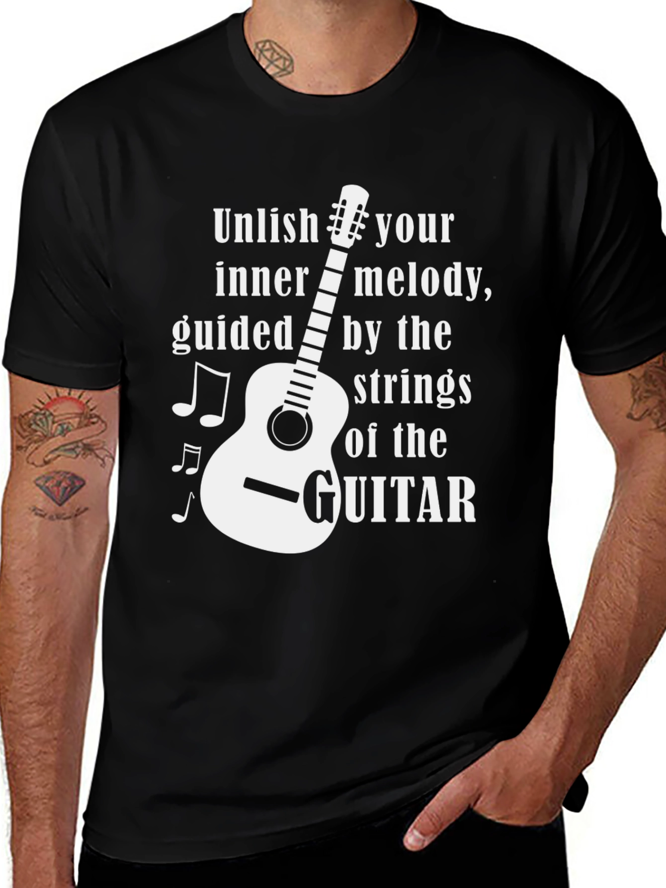 Unleash Inner Melody Guitar T-Shirt