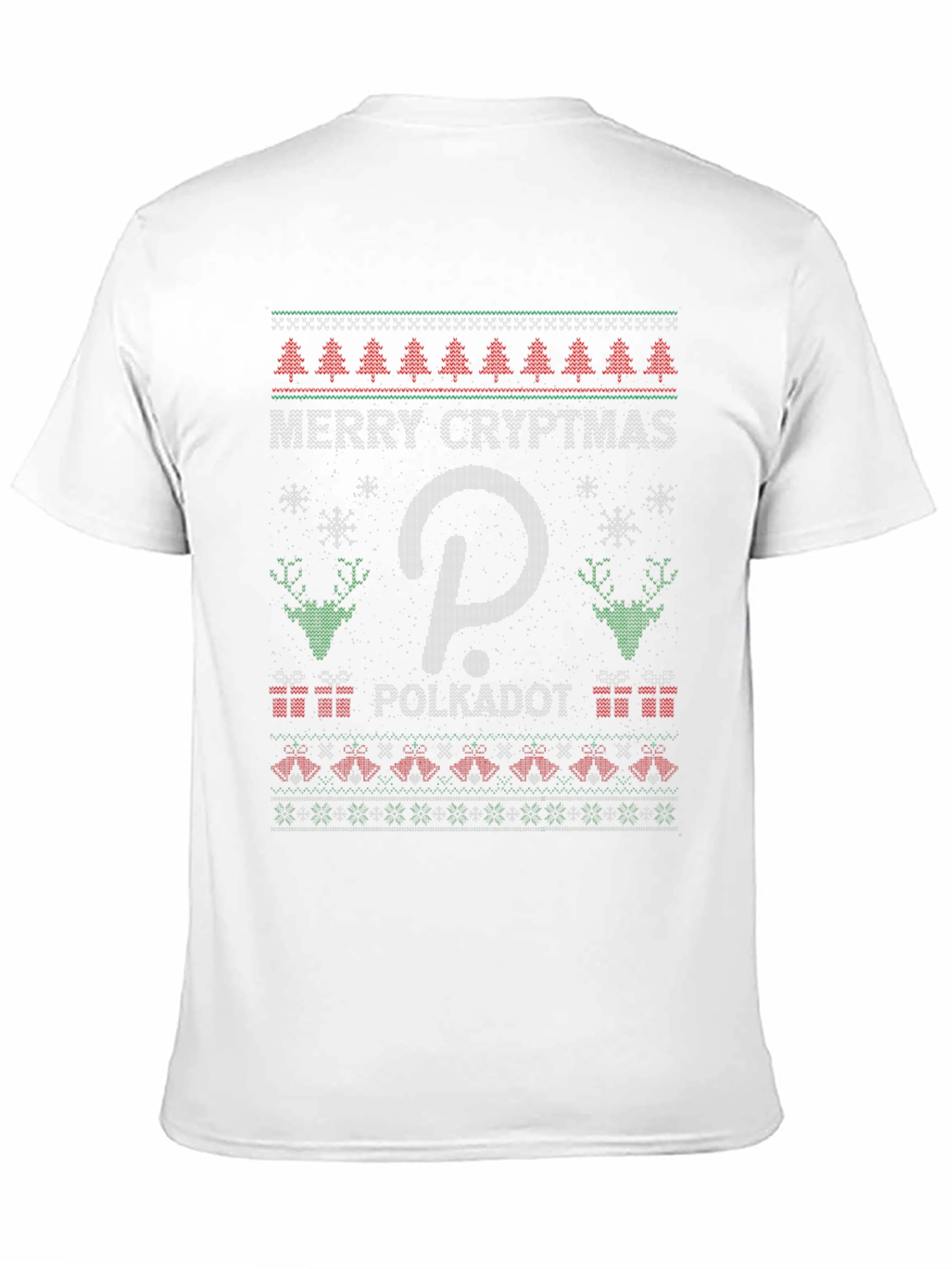 Merry Cryptmas Polkadot Ugly Christmas Sweater T-Shirt