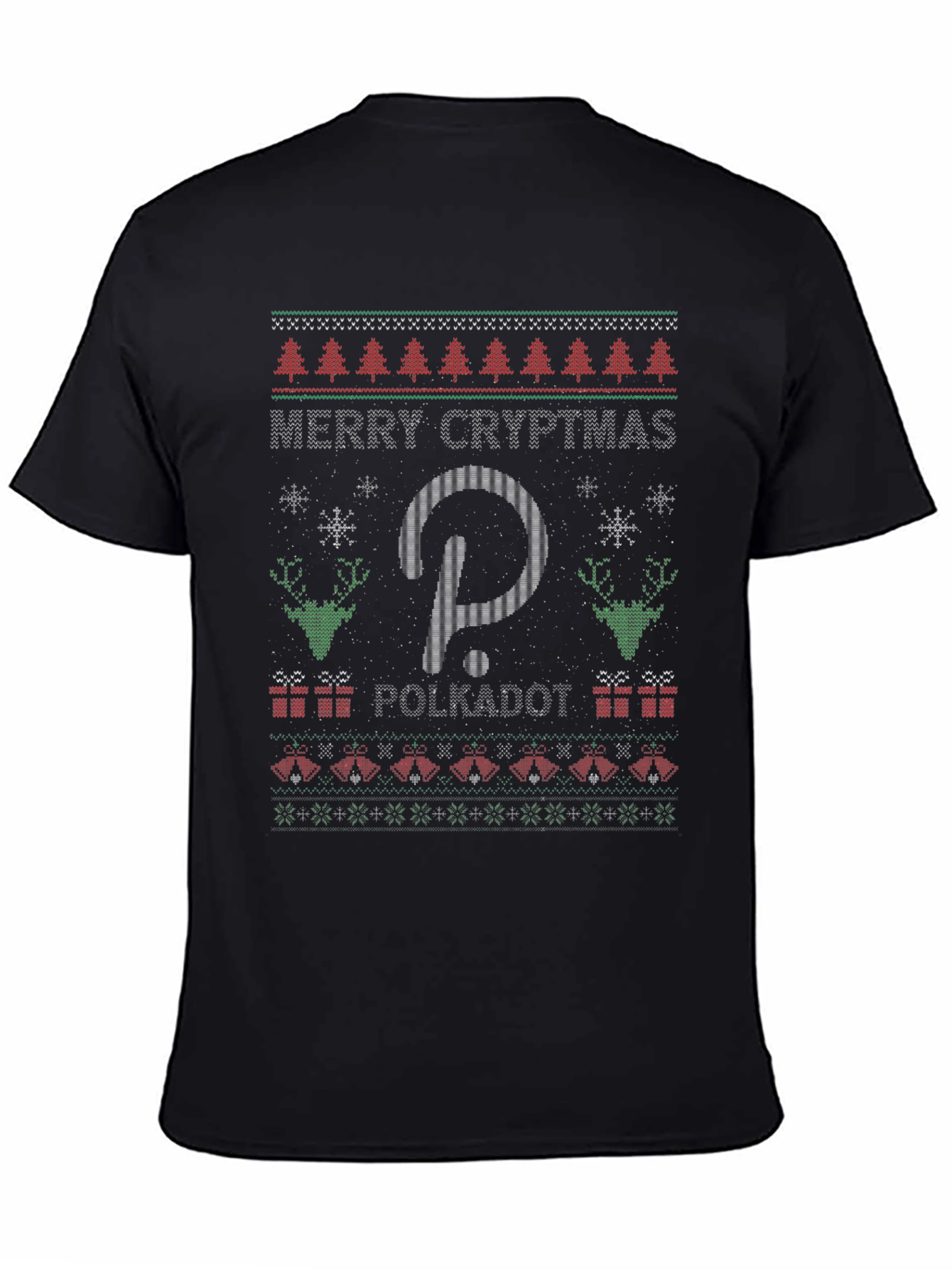 Merry Cryptmas Polkadot Ugly Christmas Sweater T-Shirt