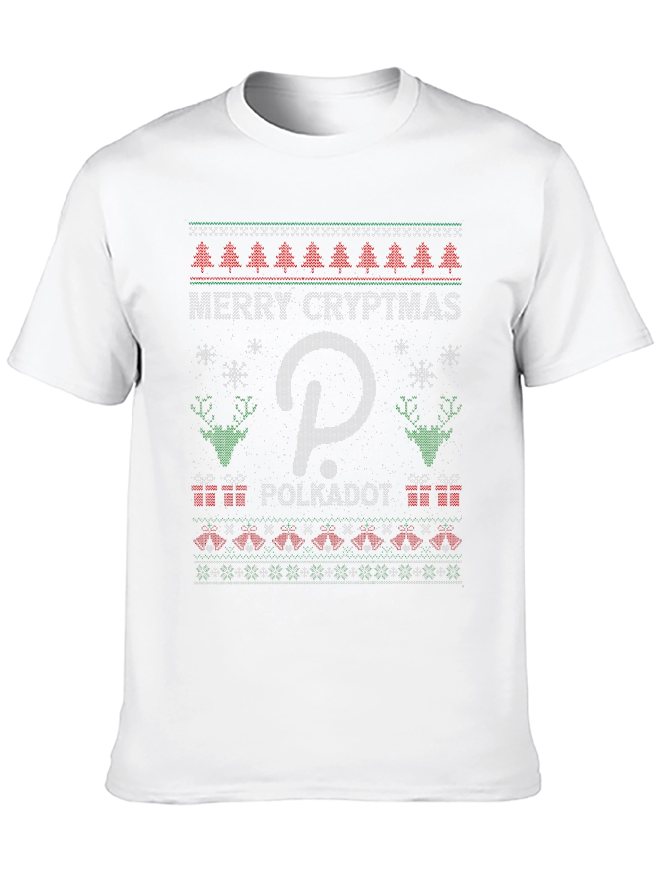 Merry Cryptmas Polkadot Ugly Christmas Sweater T-Shirt