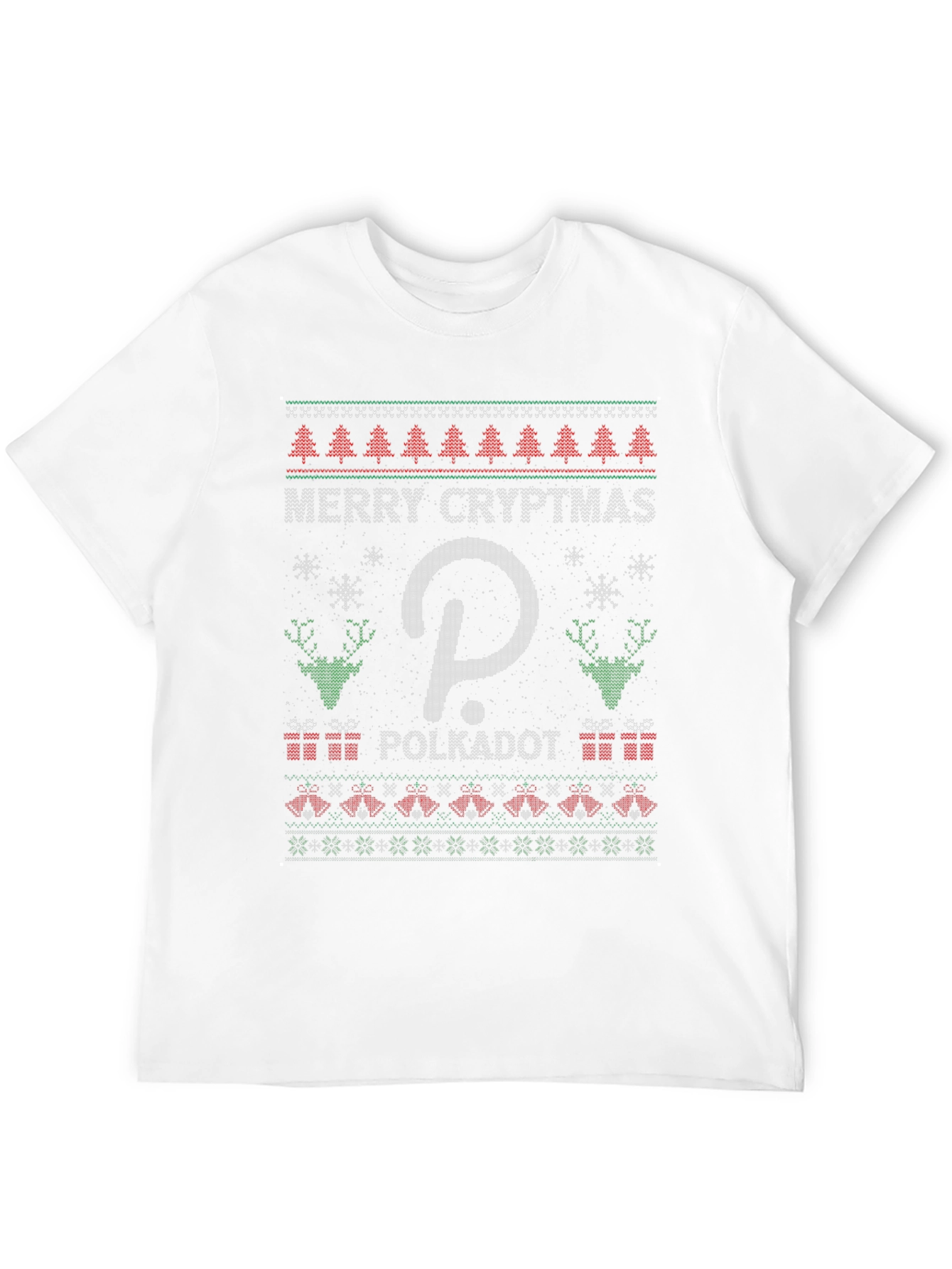 Merry Cryptmas Polkadot Ugly Christmas Sweater T-Shirt