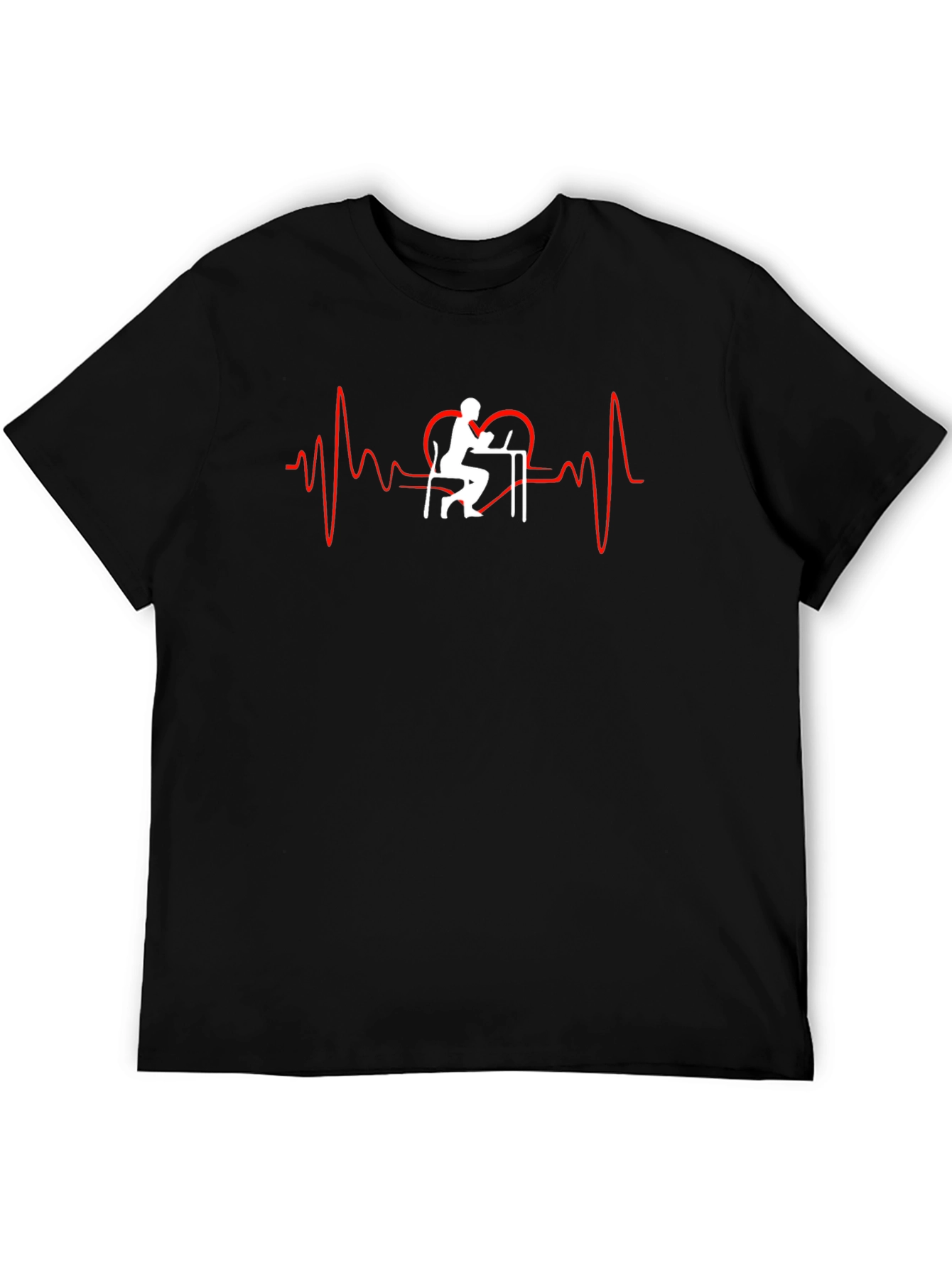 Coder Heartbeat Graphic T-Shirt