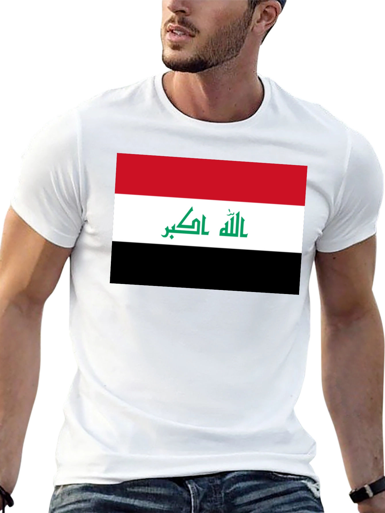 Iraq Flag T-Shirt Patriotic Pride