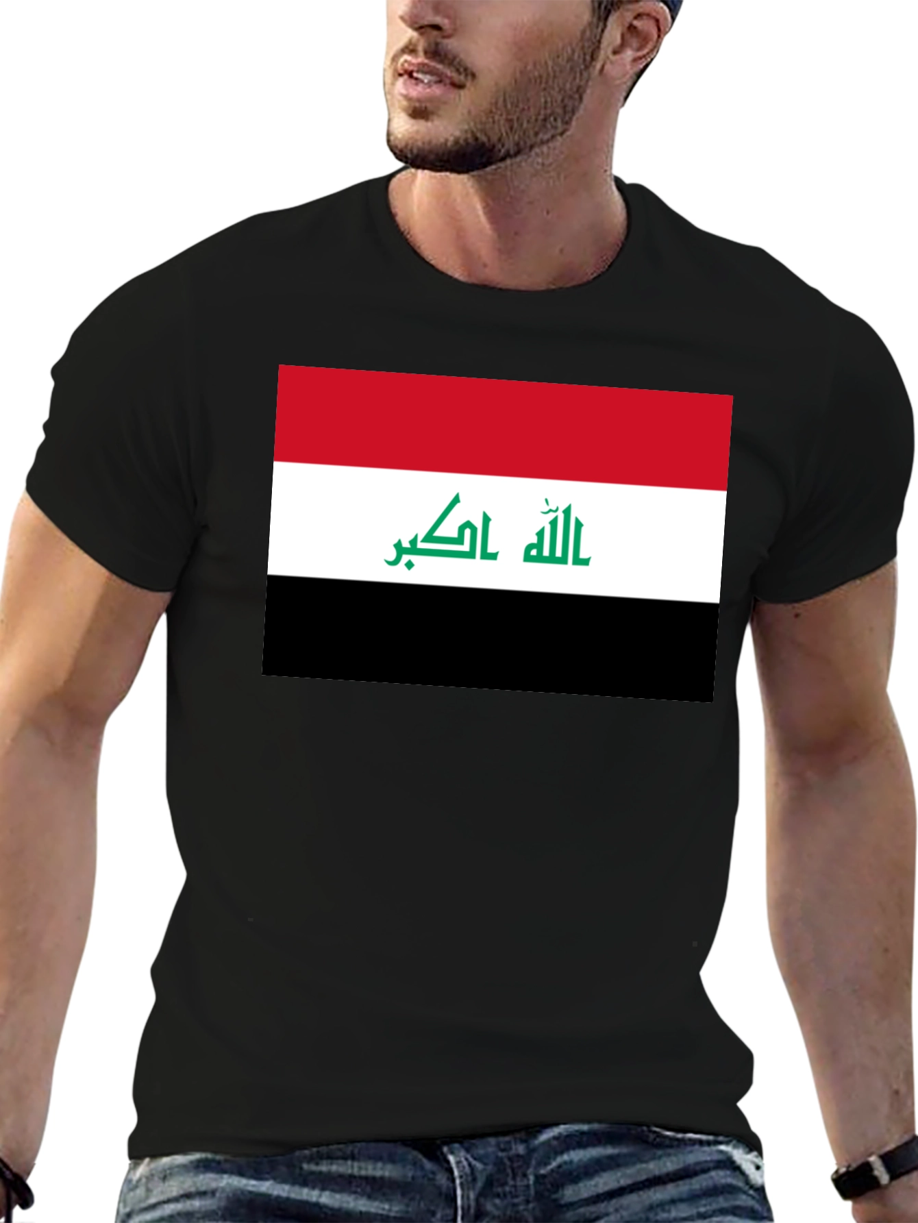 Iraq Flag T-Shirt Patriotic Pride
