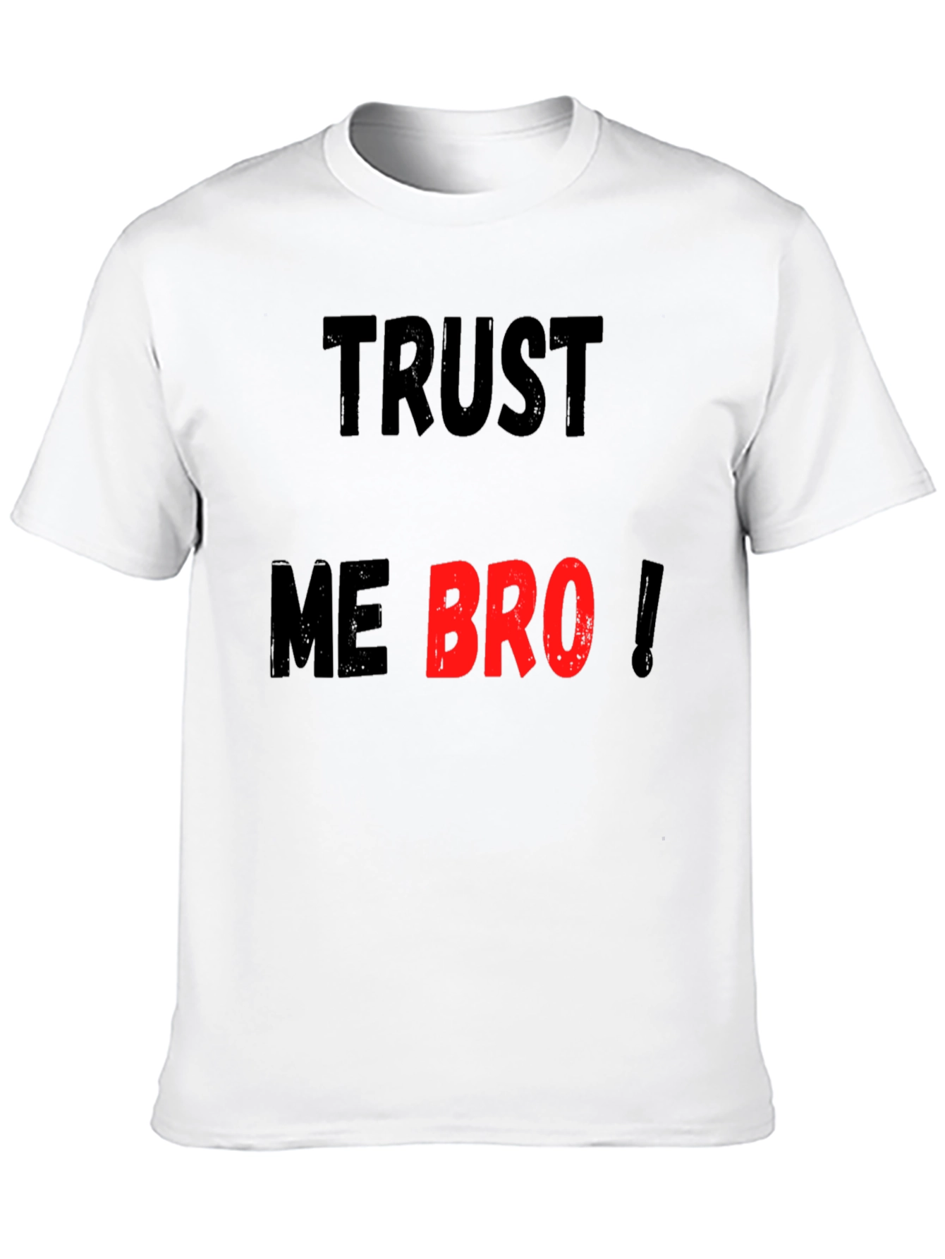 Trust Me Bro Black Graphic T-Shirt