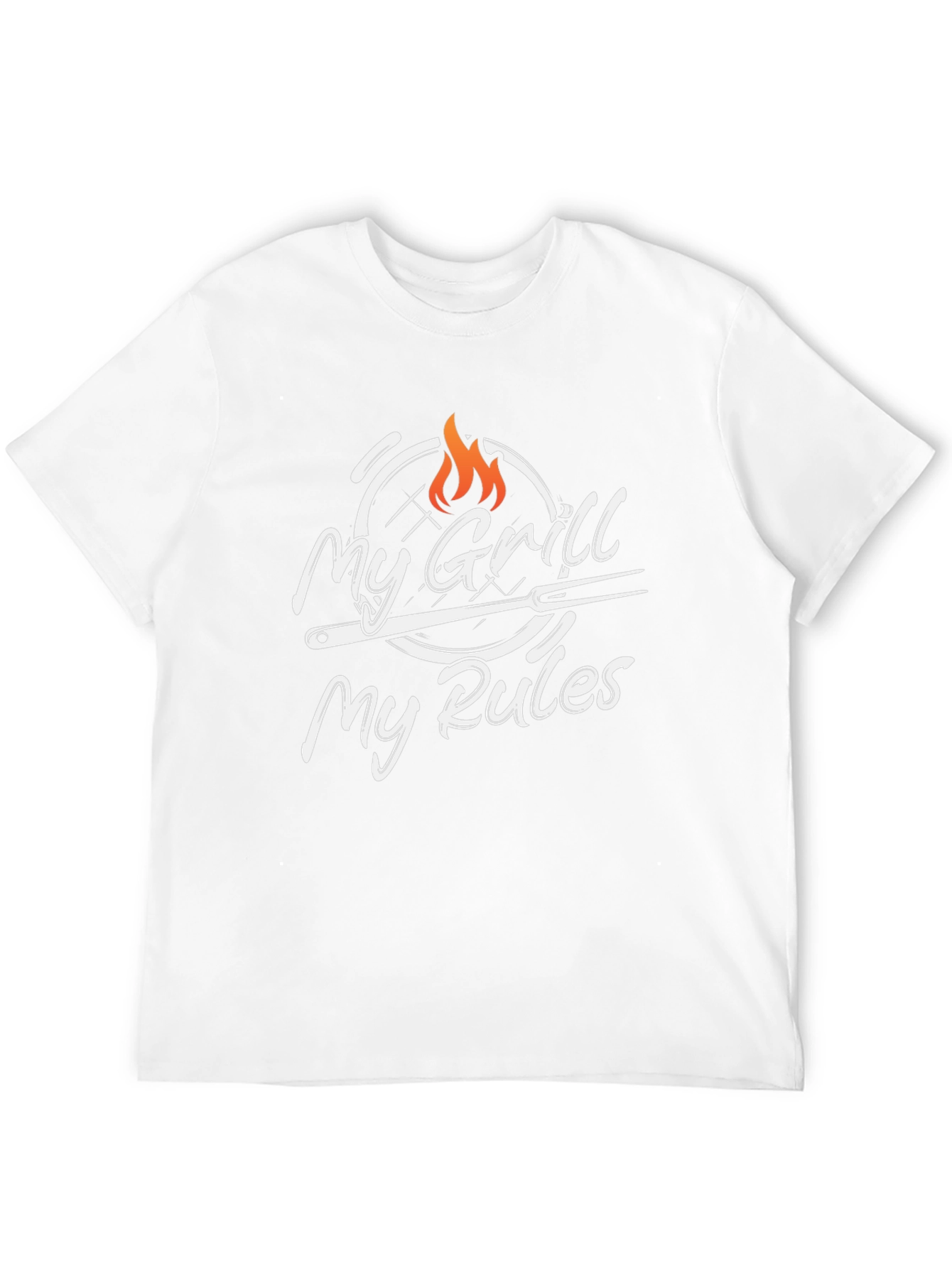My Grill My Rules Black T-Shirt BBQ