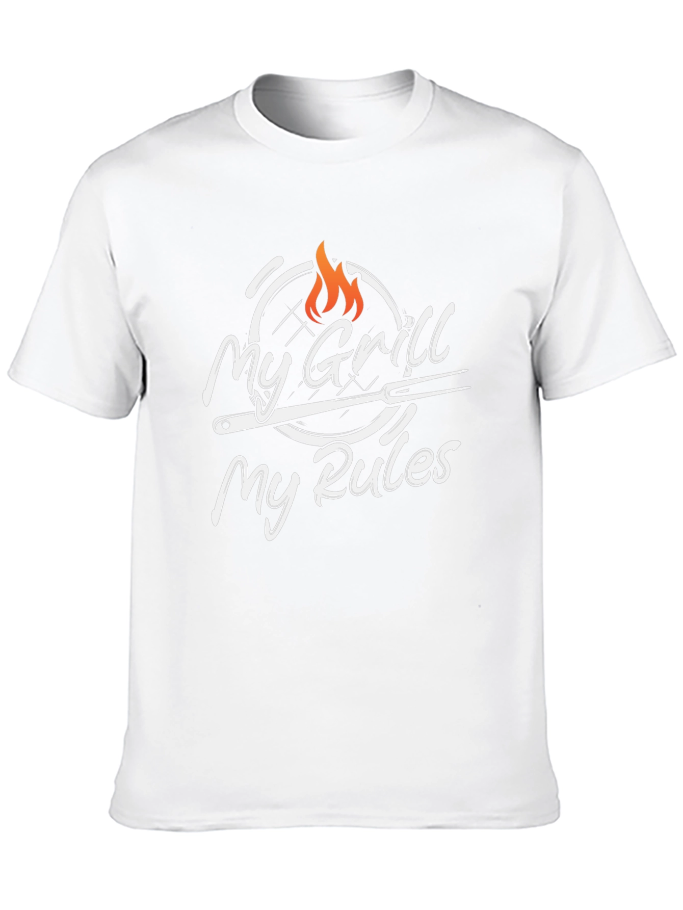 My Grill My Rules Black T-Shirt BBQ