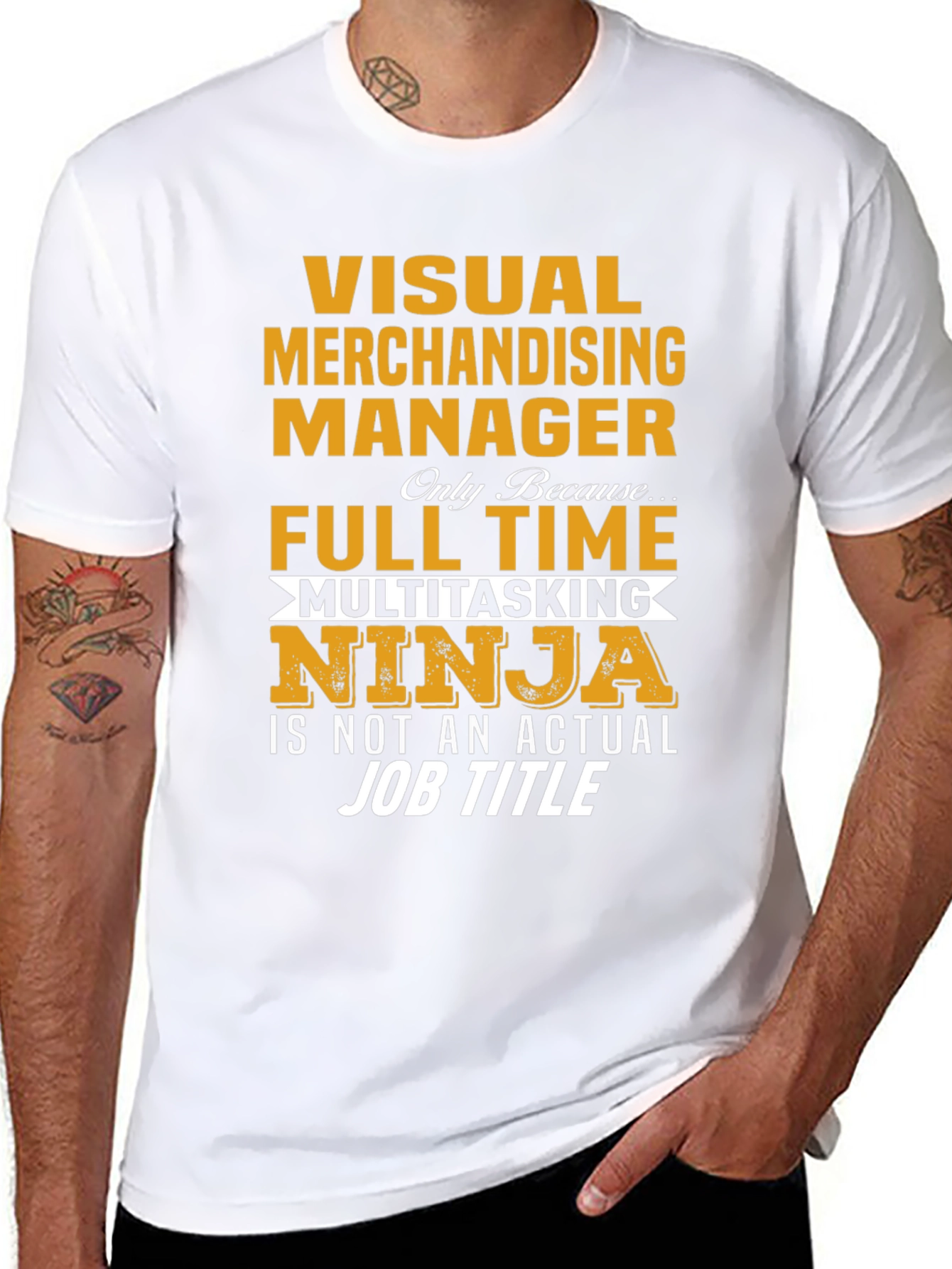 Visual Merchandising Manager Full Time Ninja T-Shirt