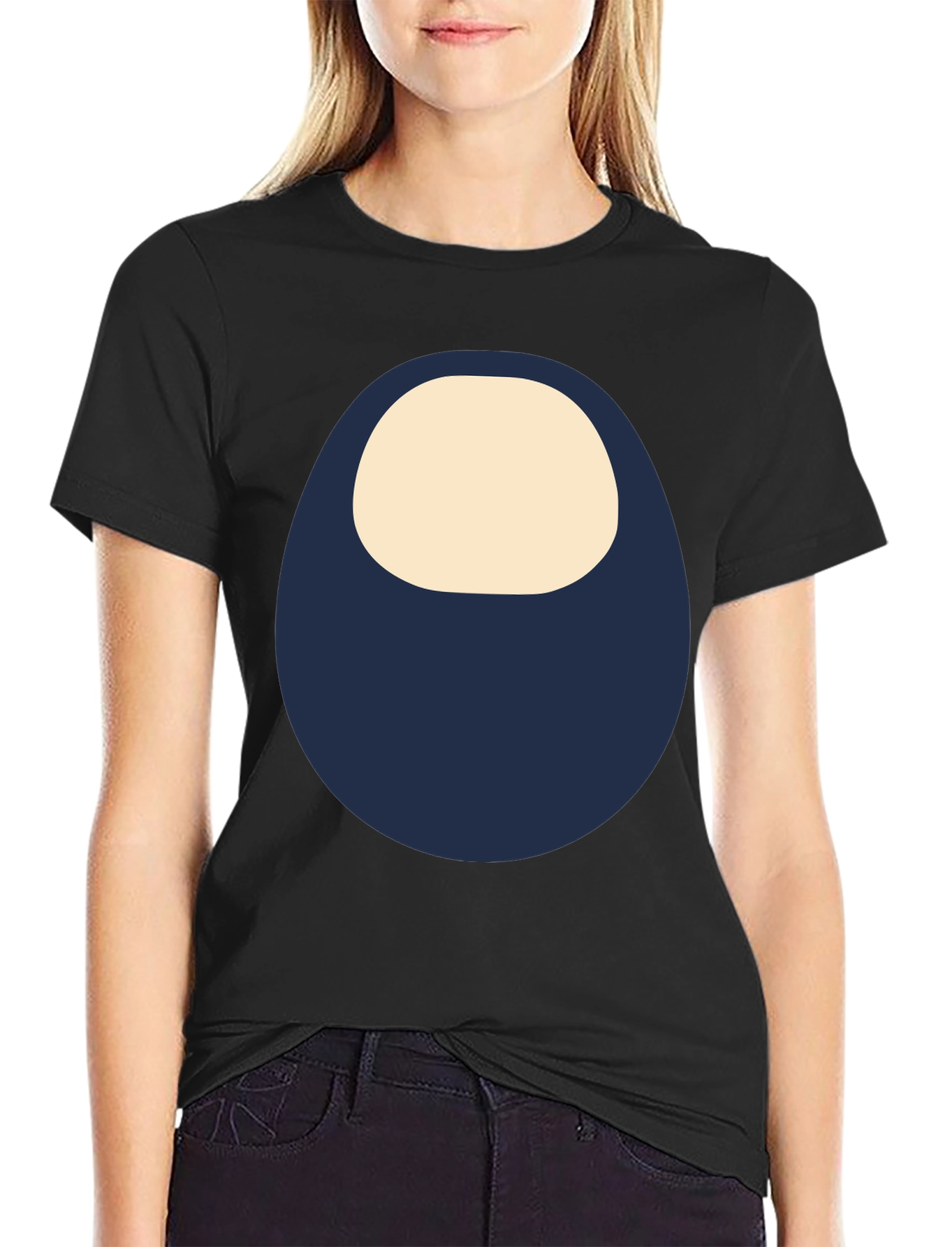 Minimalist Graphic Tee - Circle Design