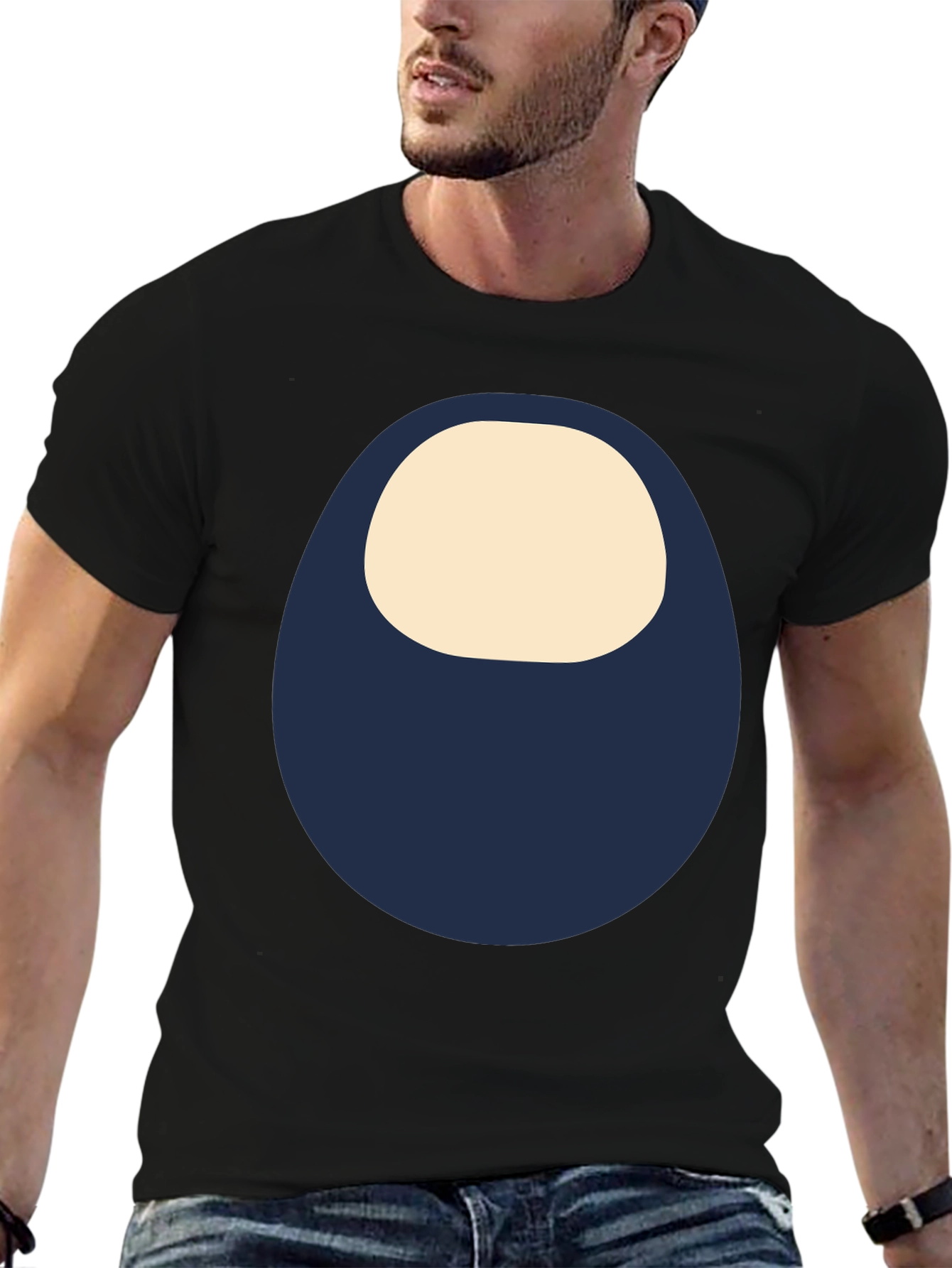 Minimalist Graphic Tee - Circle Design