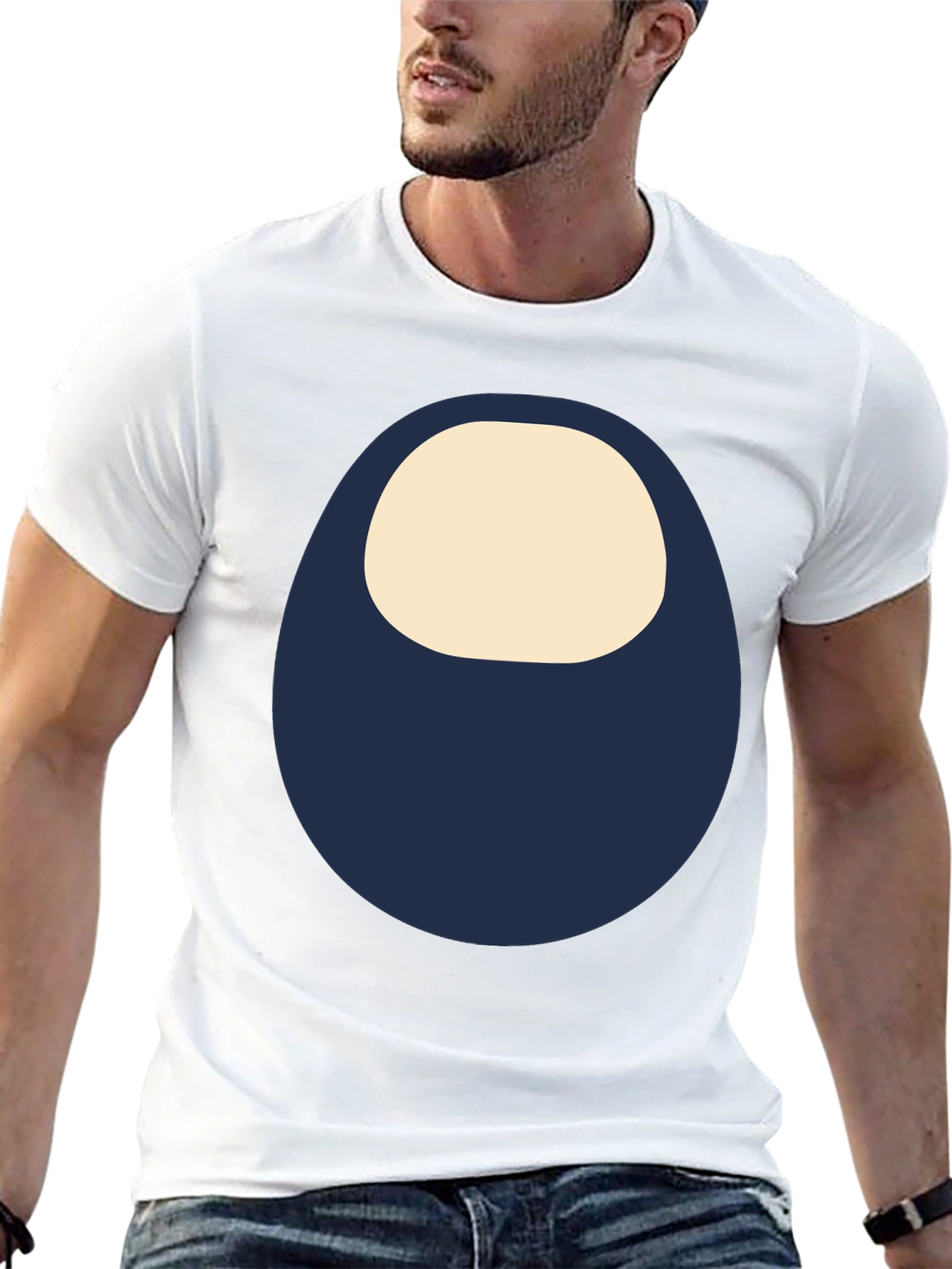Minimalist Graphic Tee - Circle Design