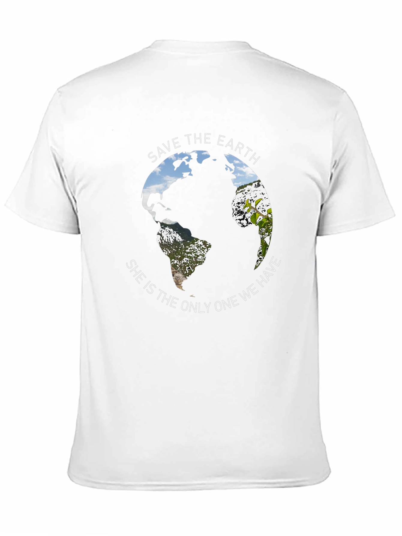 Save the Earth Graphic T-Shirt - Black