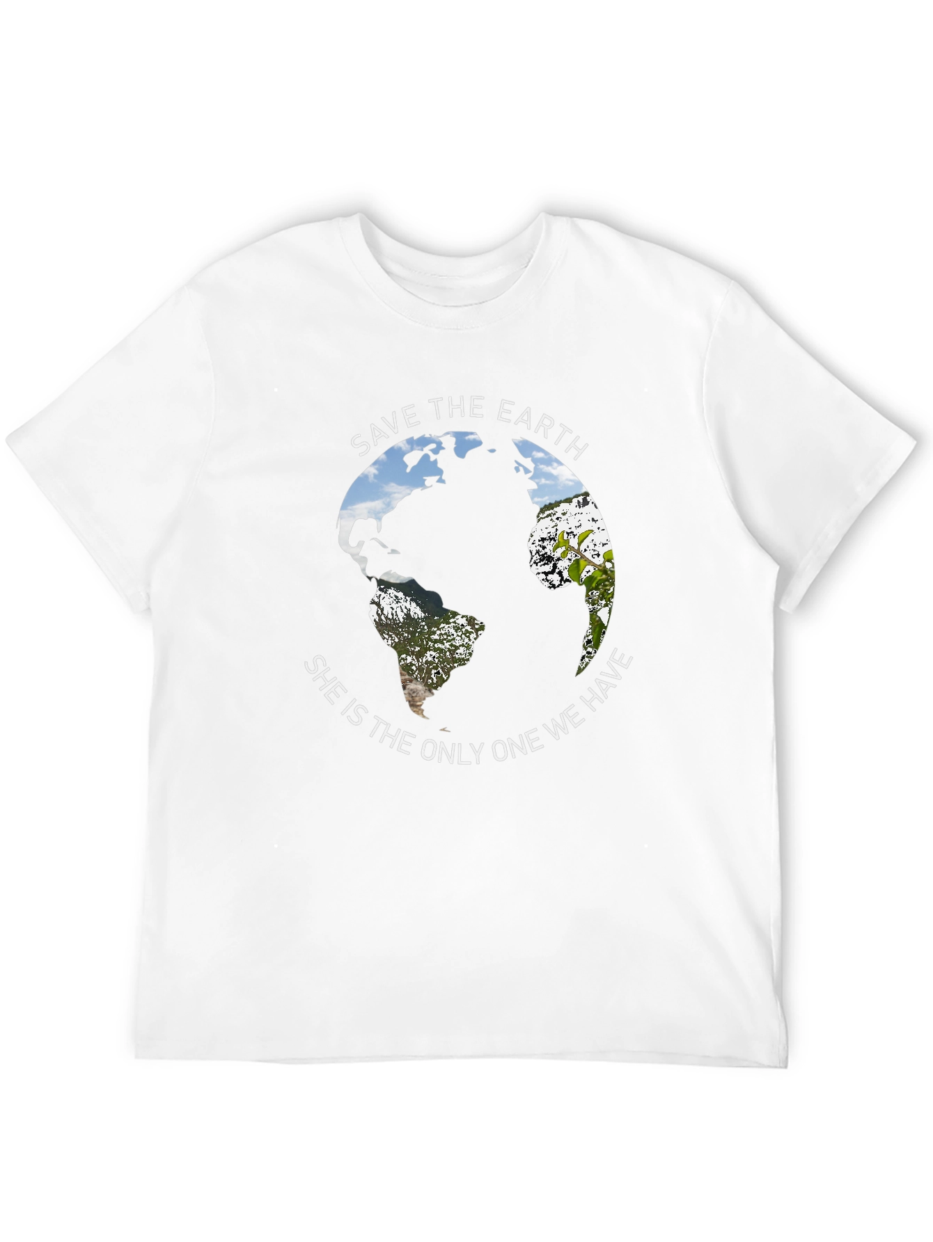 Save the Earth Graphic T-Shirt - Black