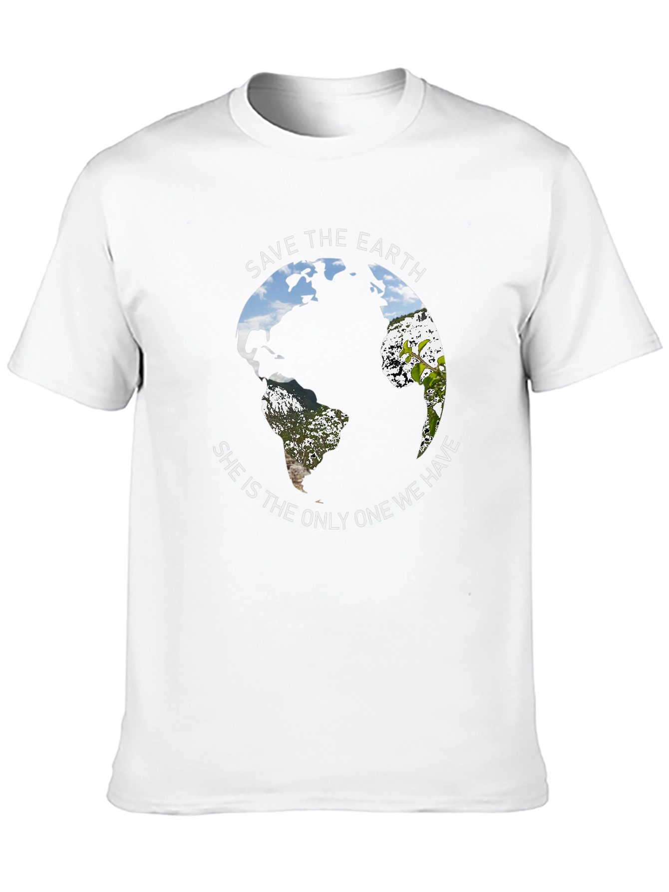 Save the Earth Graphic T-Shirt - Black
