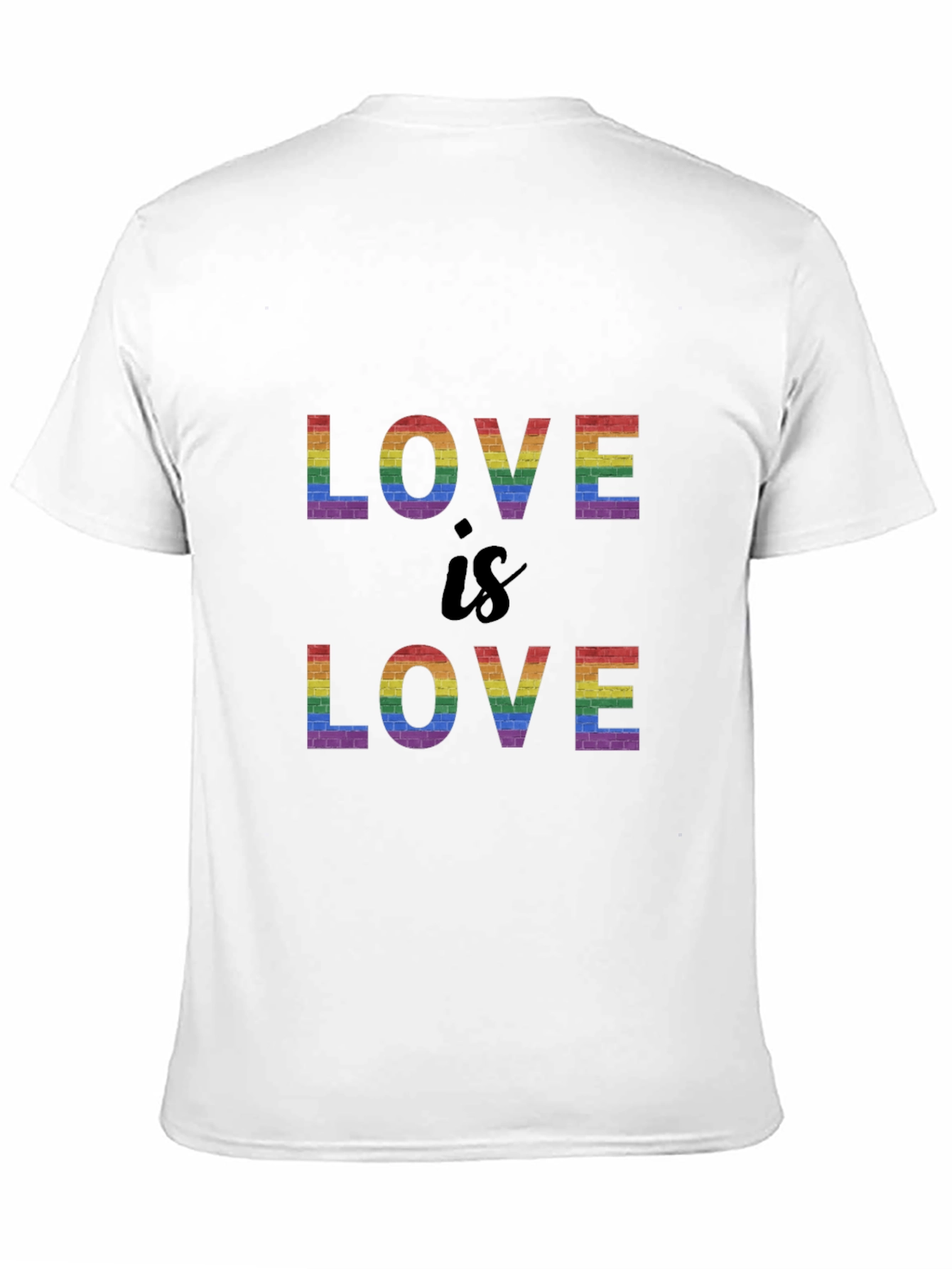 Love is Love Rainbow Brick T-Shirt